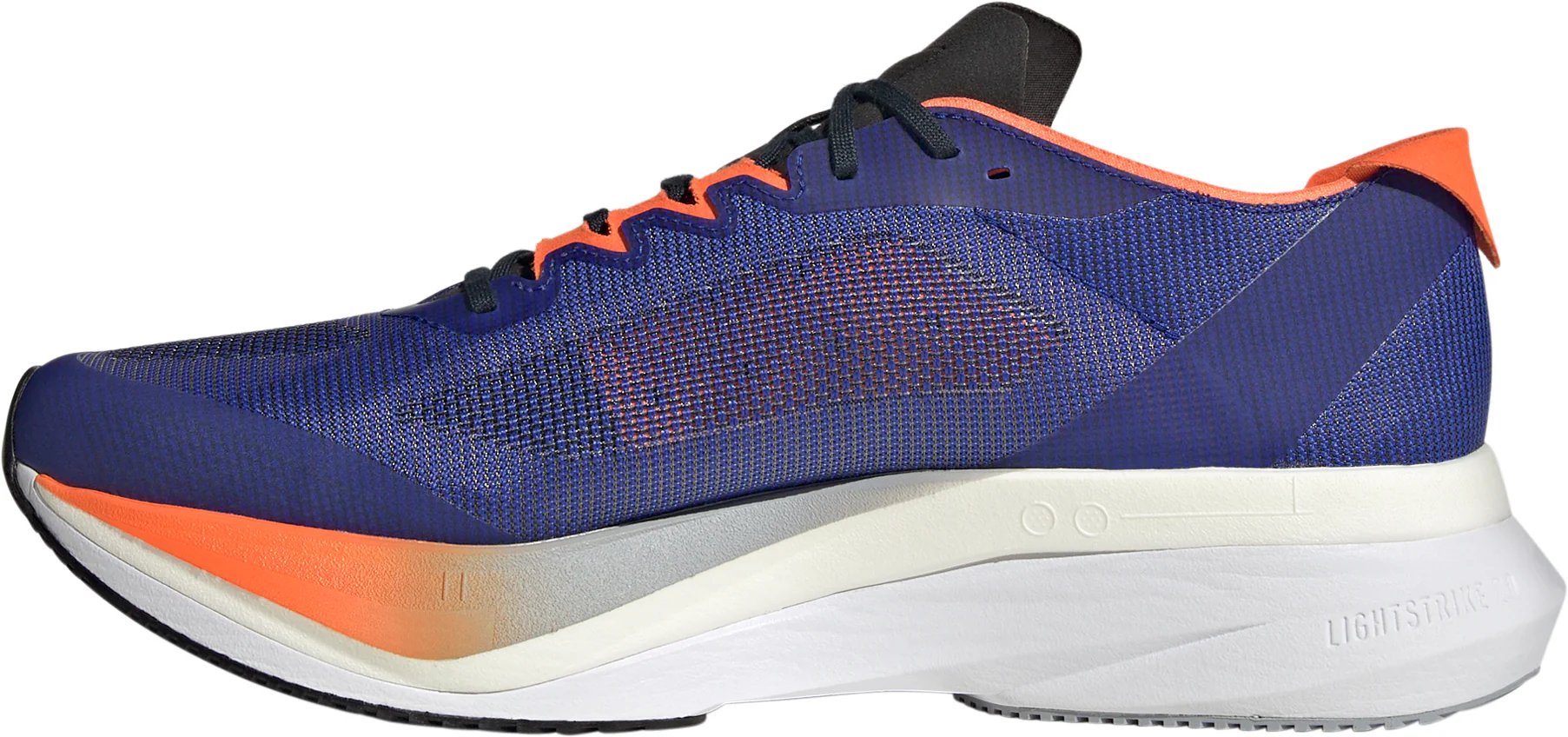 adidas Adizero Boston 12 Mens Running Shoes - Blue - Image 3
