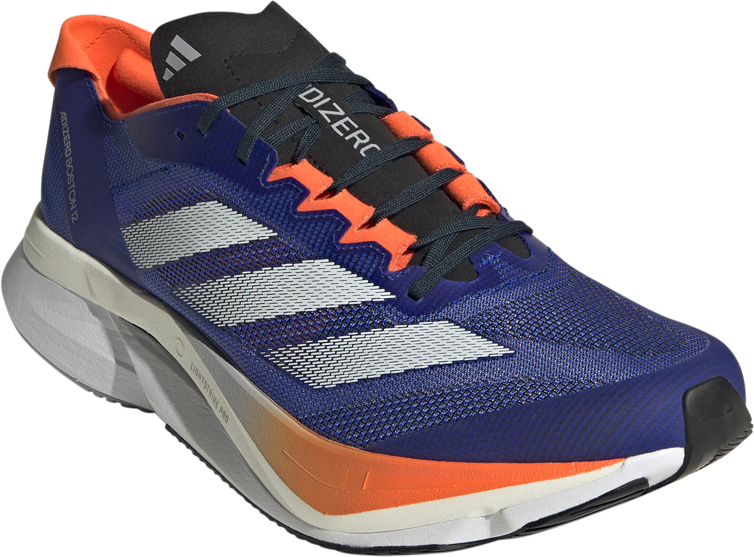 adidas Adizero Boston 12 Mens Running Shoes - Blue - Image 6