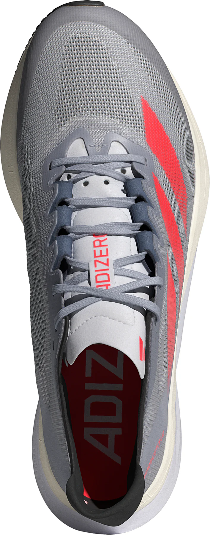 adidas Adizero Boston 12 Mens Running Shoes - Grey - Image 4