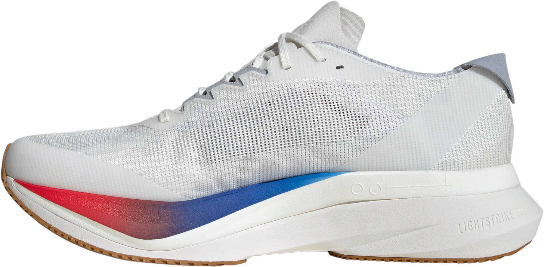 adidas Adizero Boston 12 Mens Running Shoes - White - Image 3