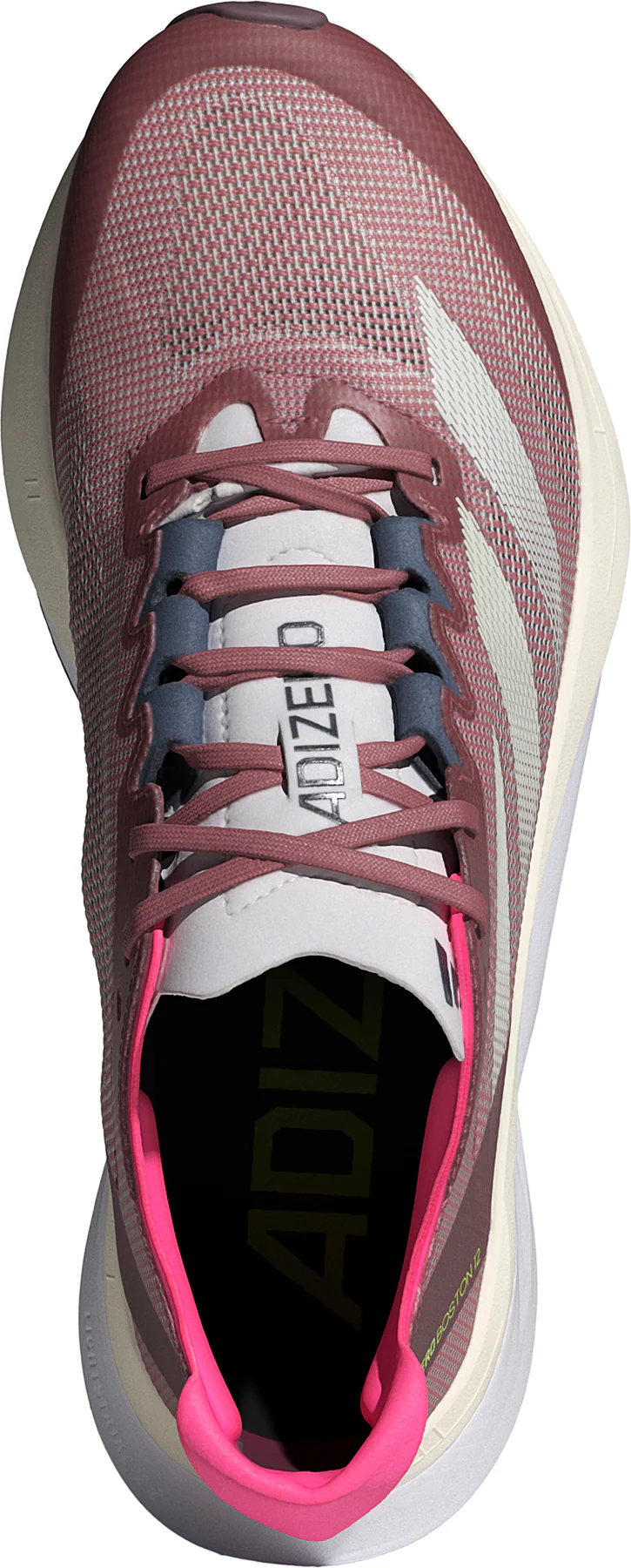 adidas Adizero Boston 12 Womens Running Shoes - Red - Image 4