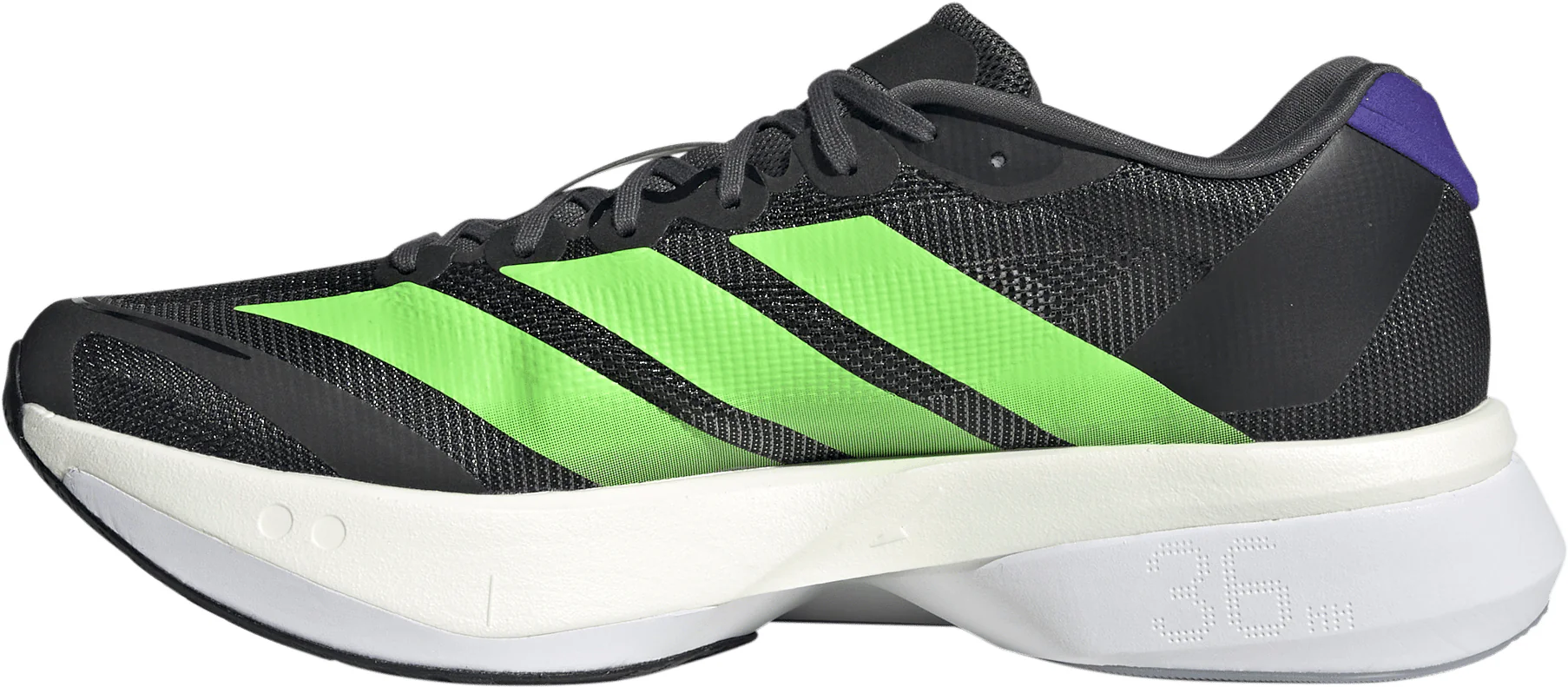 adidas Adizero Boston 13 Mens Running Shoes - Black - Image 3