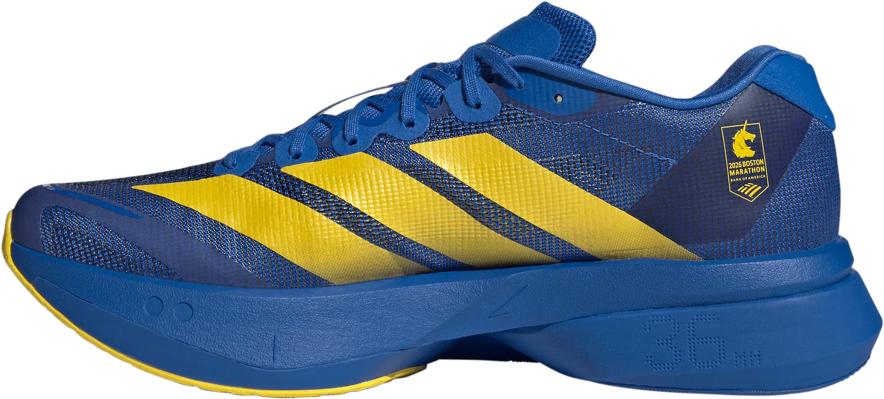 adidas Adizero Boston 13 Mens Running Shoes - Blue - Image 3