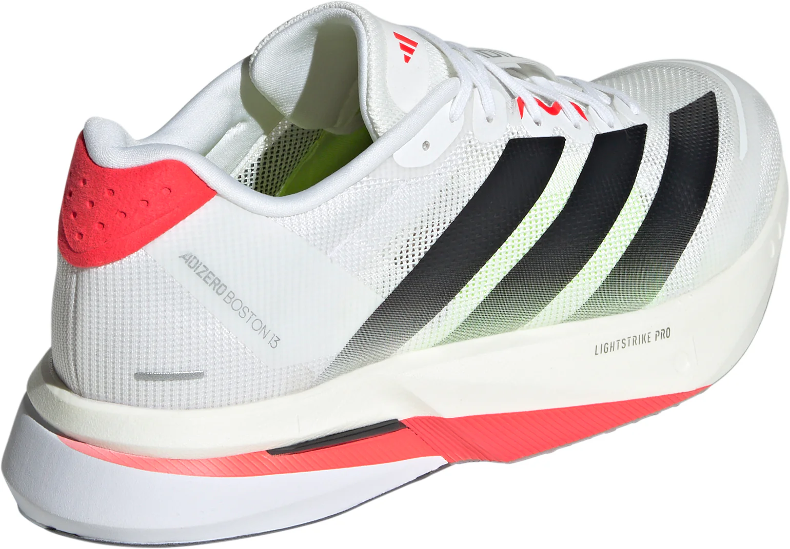 adidas Adizero Boston 13 Mens Running Shoes - White - Image 5