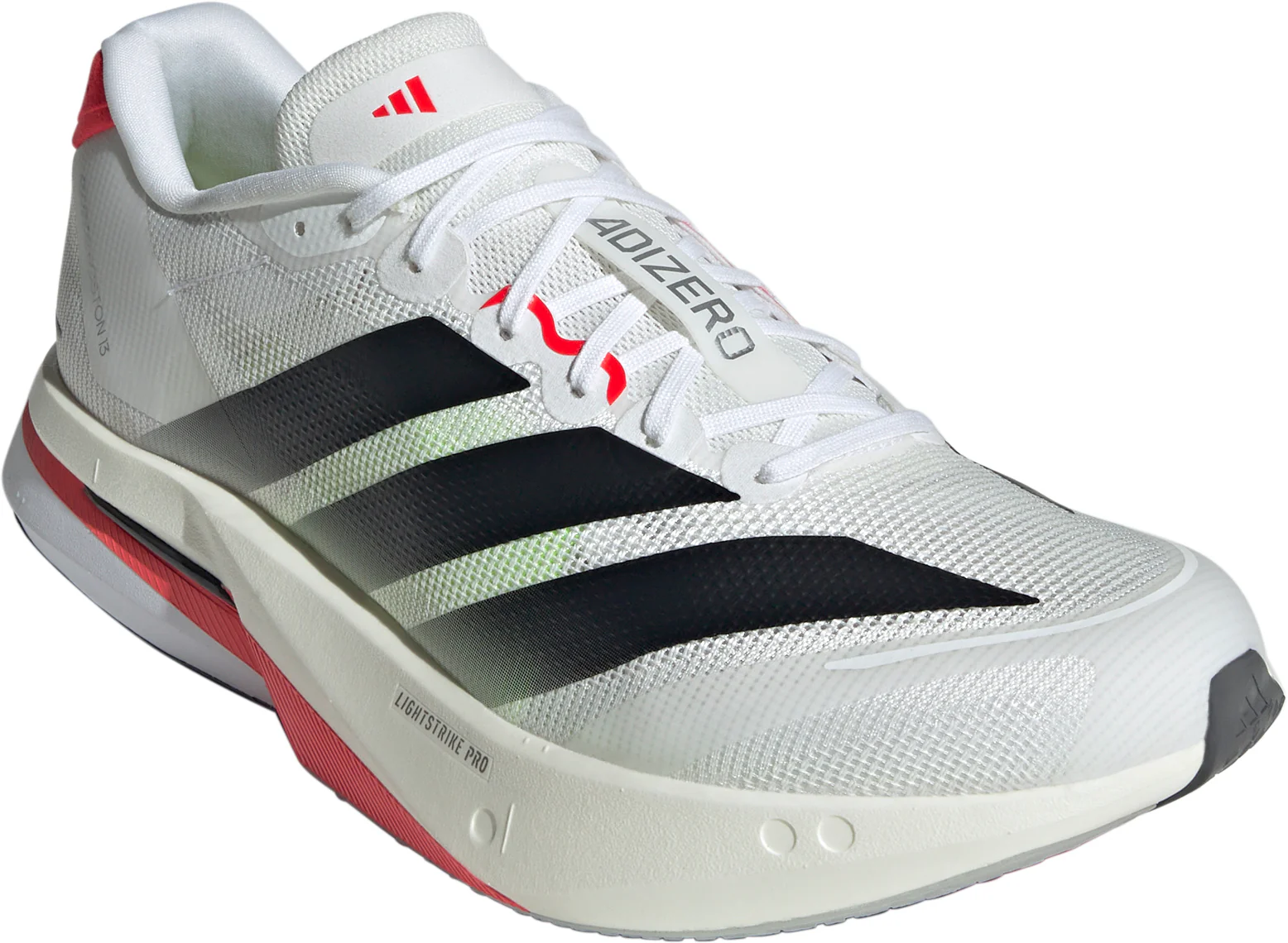 adidas Adizero Boston 13 Mens Running Shoes - White - Image 6
