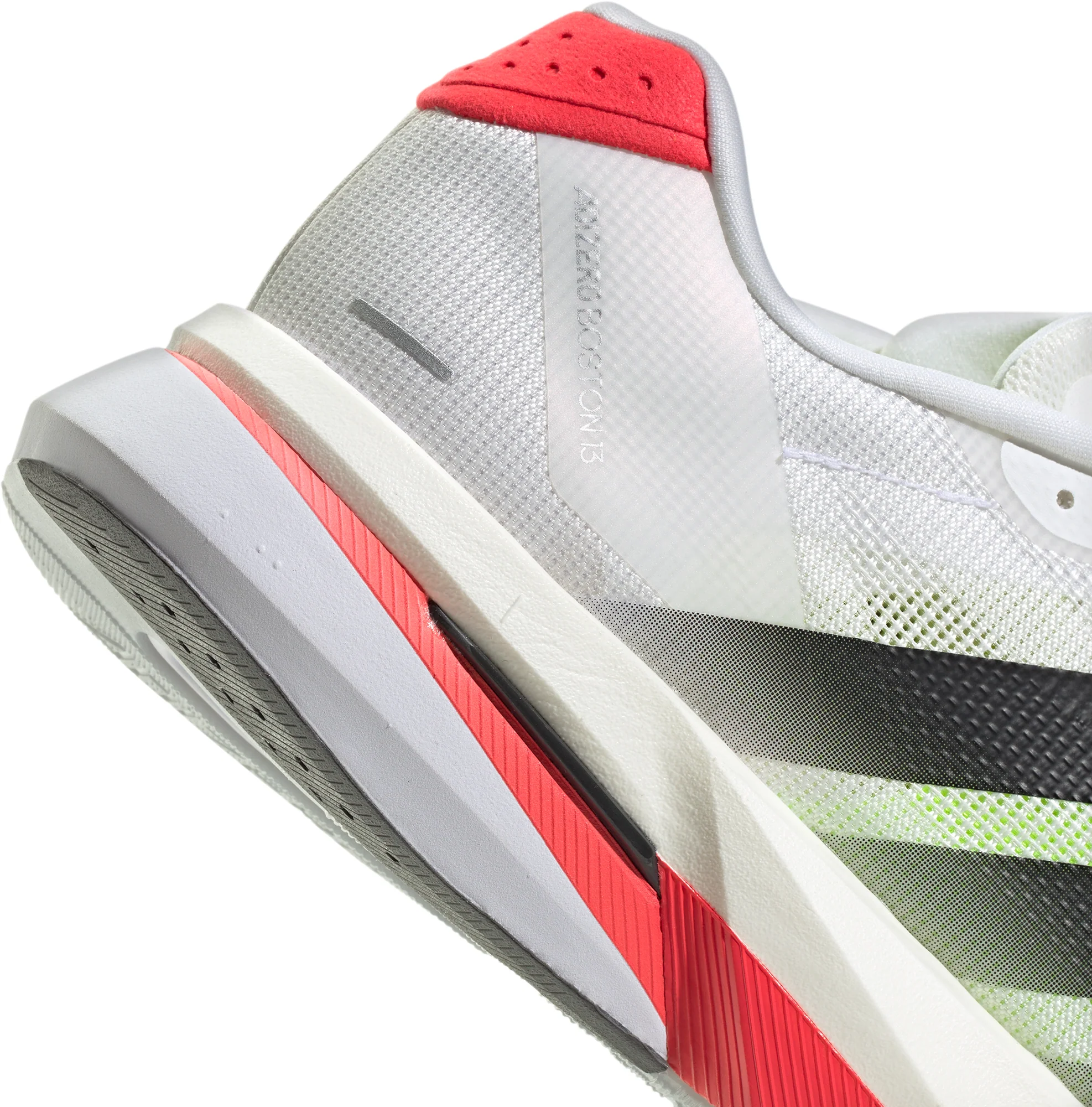 adidas Adizero Boston 13 Mens Running Shoes - White - Image 7