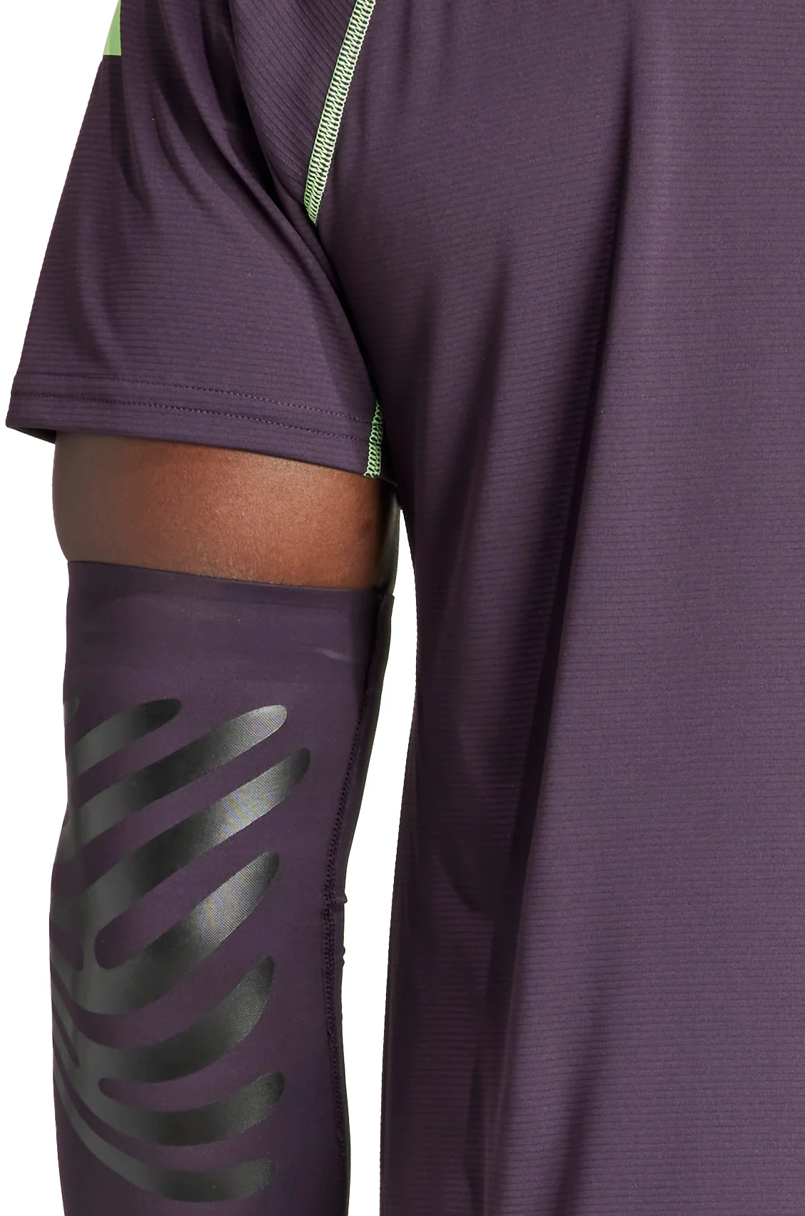 adidas Adizero Control Running Arm Sleeves - Purple - Image 3