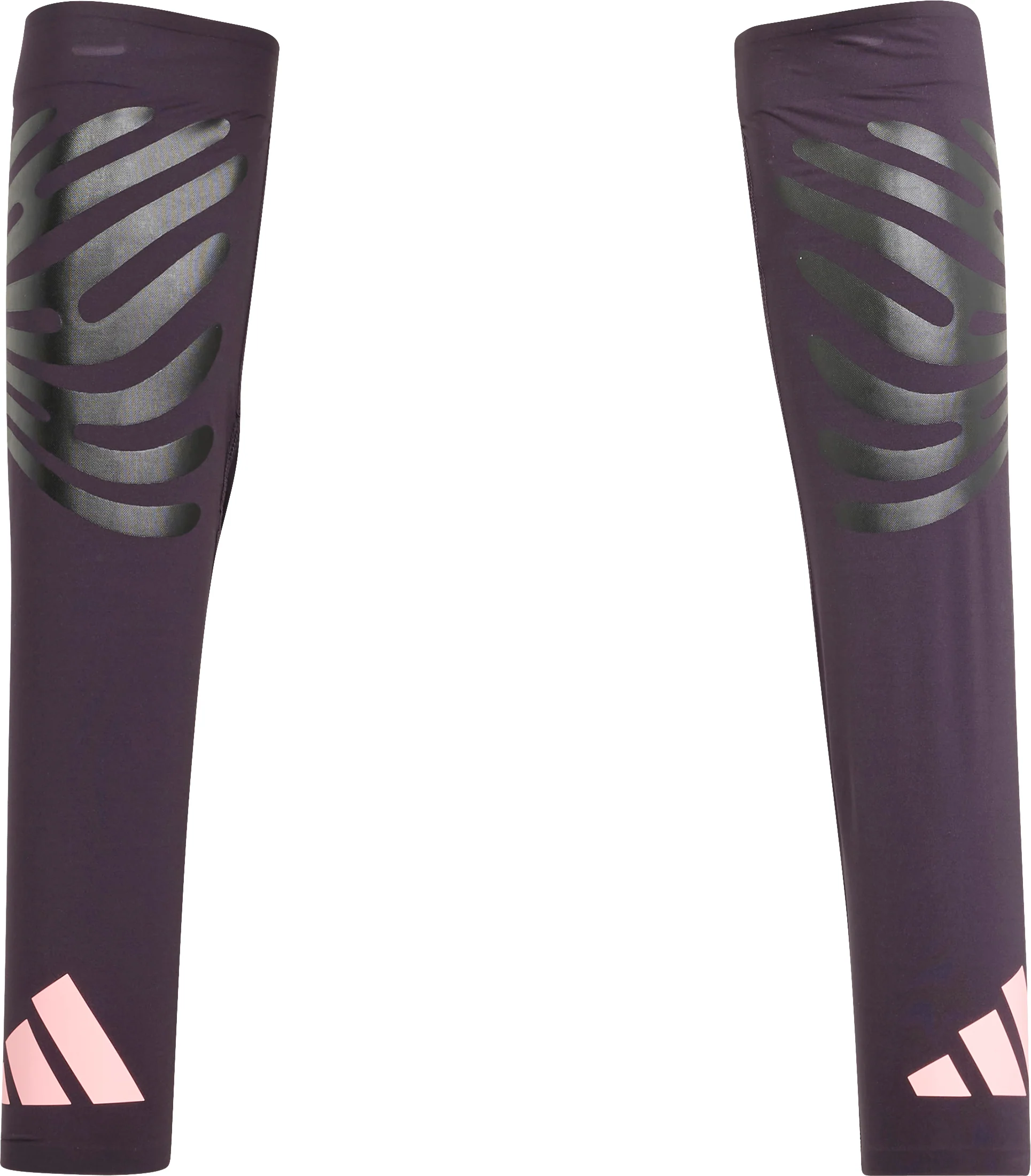 adidas Adizero Control Running Arm Sleeves - Purple - Image 4