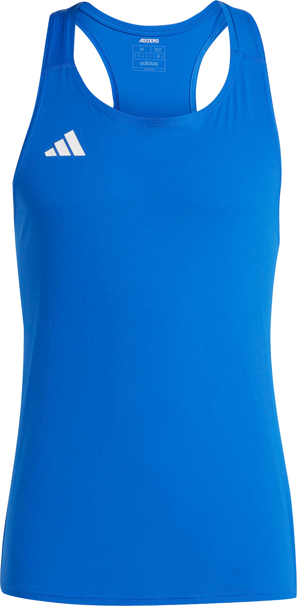 adidas Adizero Essentials Mens Running Vest - Blue - Image 5
