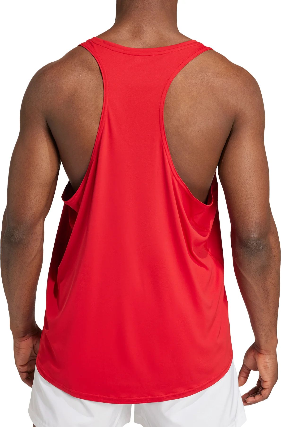adidas Adizero Essentials Mens Running Vest - Red - Image 2