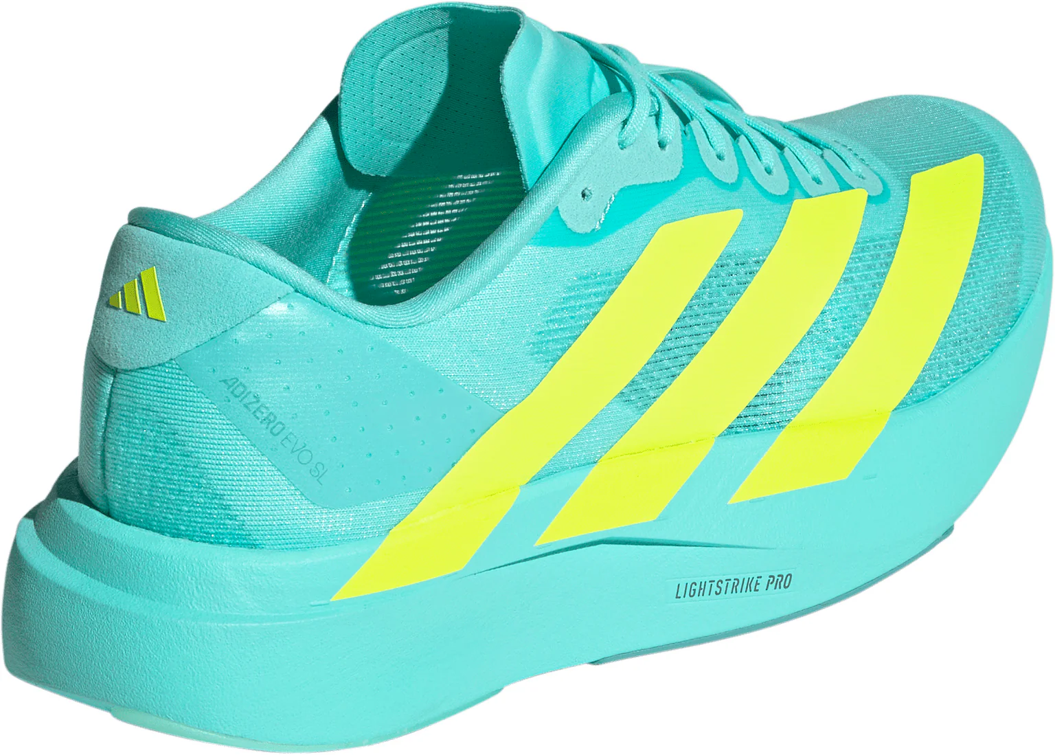 adidas Adizero EVO SL Mens Running Shoes - Green - Image 5