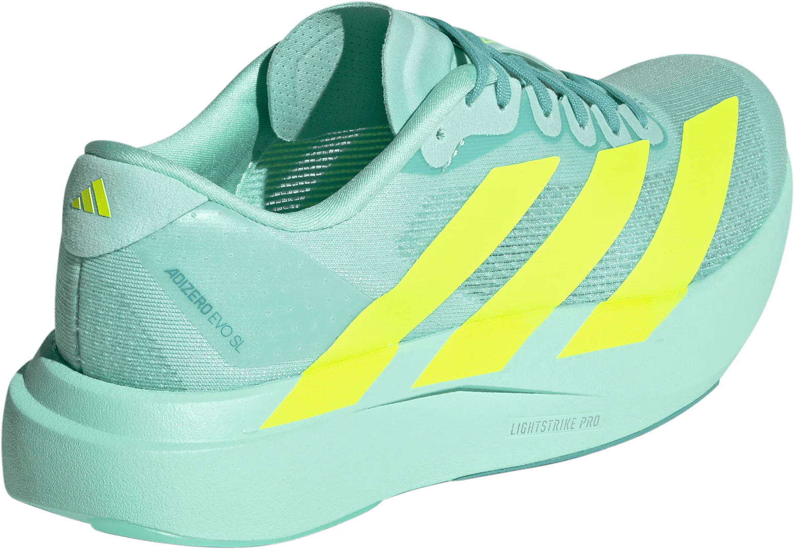 adidas Adizero EVO SL Womens Running Shoes - Green - Image 5