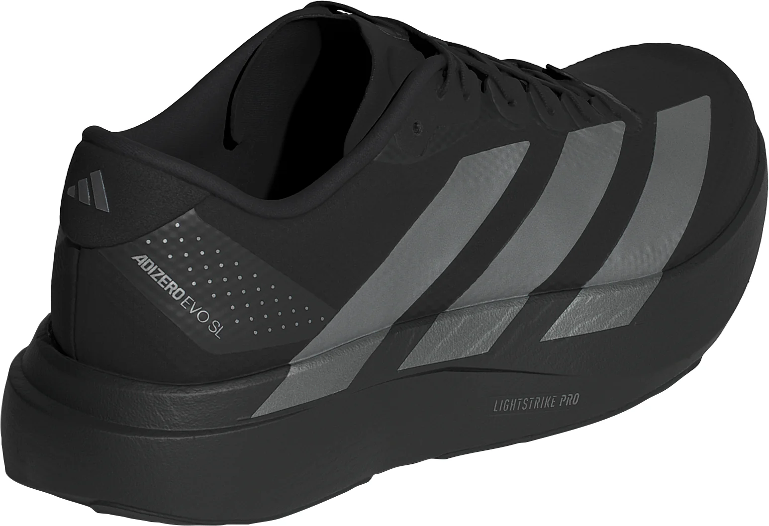 adidas Adizero EVO SL Woven Mens Running Shoes - Black - Image 5