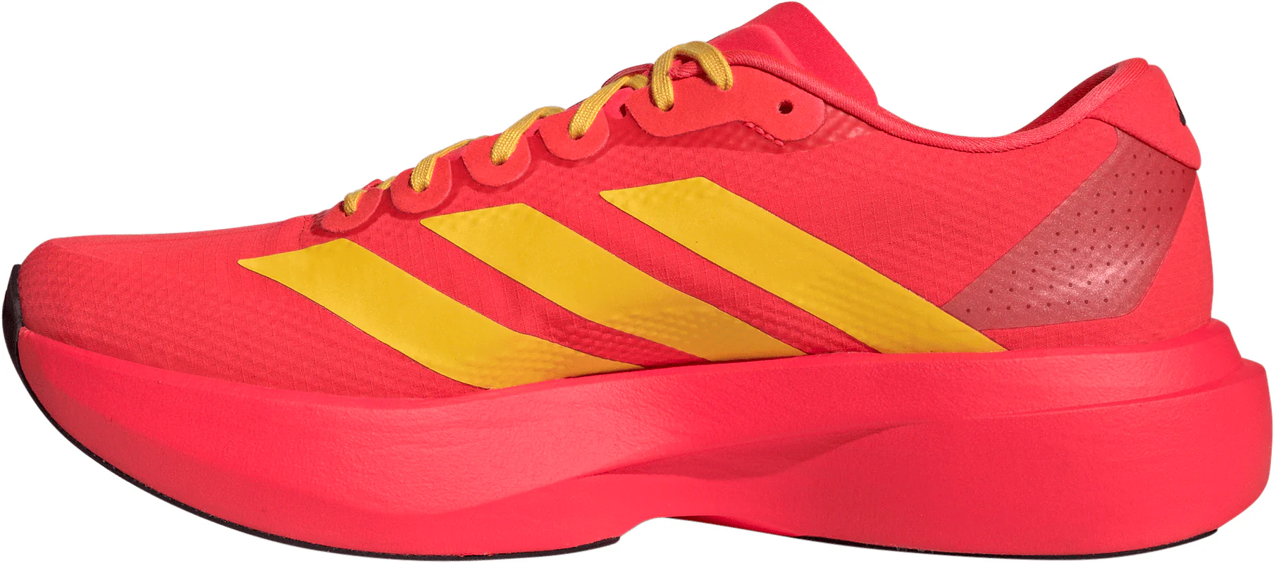 adidas Adizero EVO SL Woven Mens Running Shoes - Red - Image 3