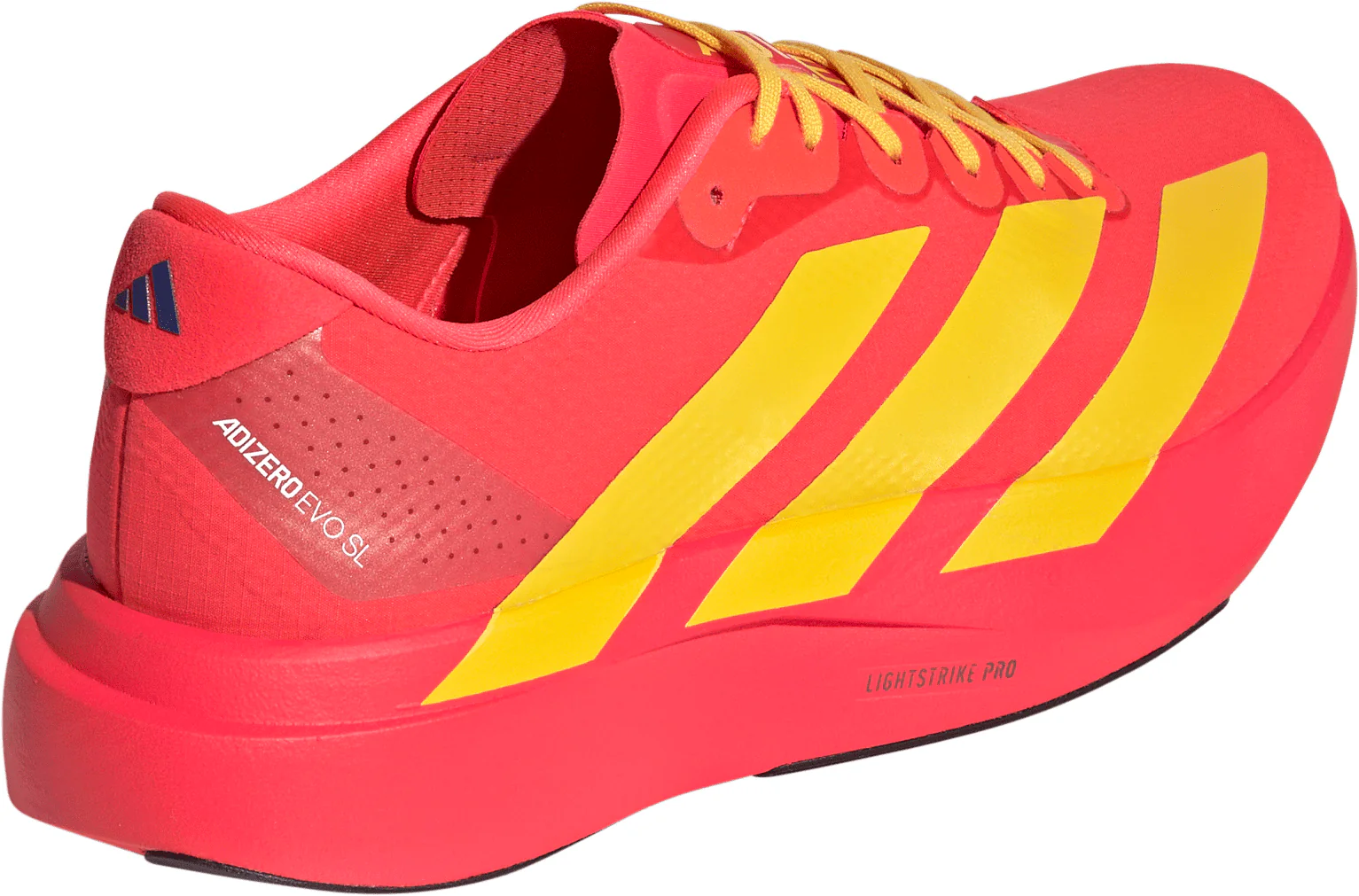 adidas Adizero EVO SL Woven Mens Running Shoes - Red - Image 5