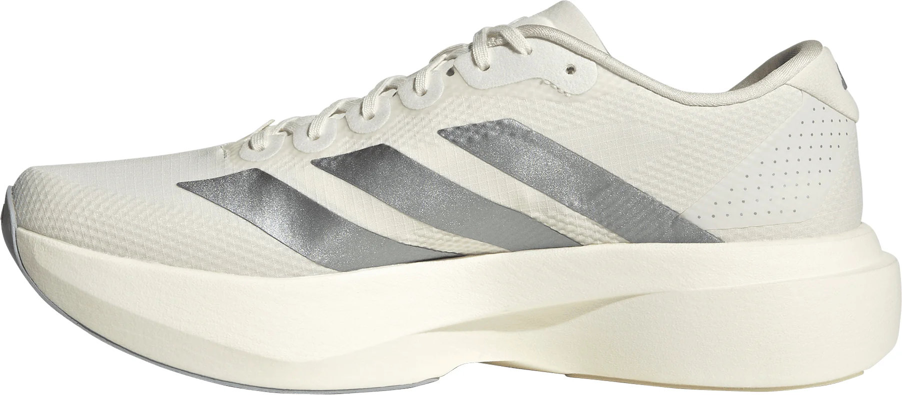 adidas Adizero EVO SL Woven Mens Running Shoes - White - Image 3