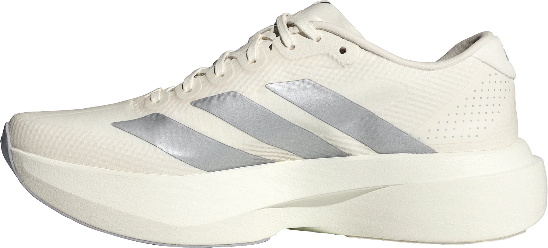 adidas Adizero EVO SL Woven Womens Running Shoes - White - Image 3