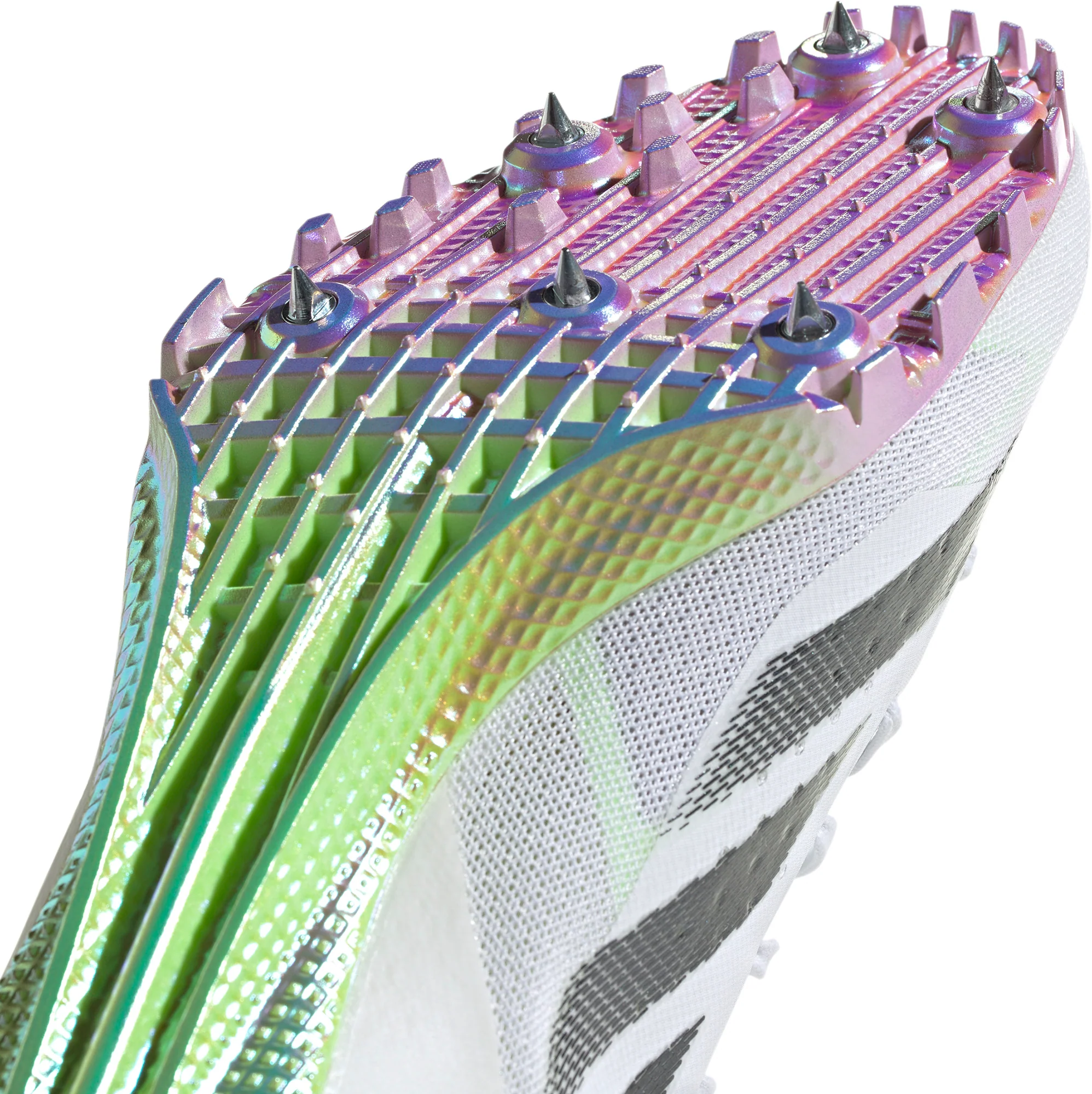adidas Adizero Finesse Running Spikes - White - Image 6
