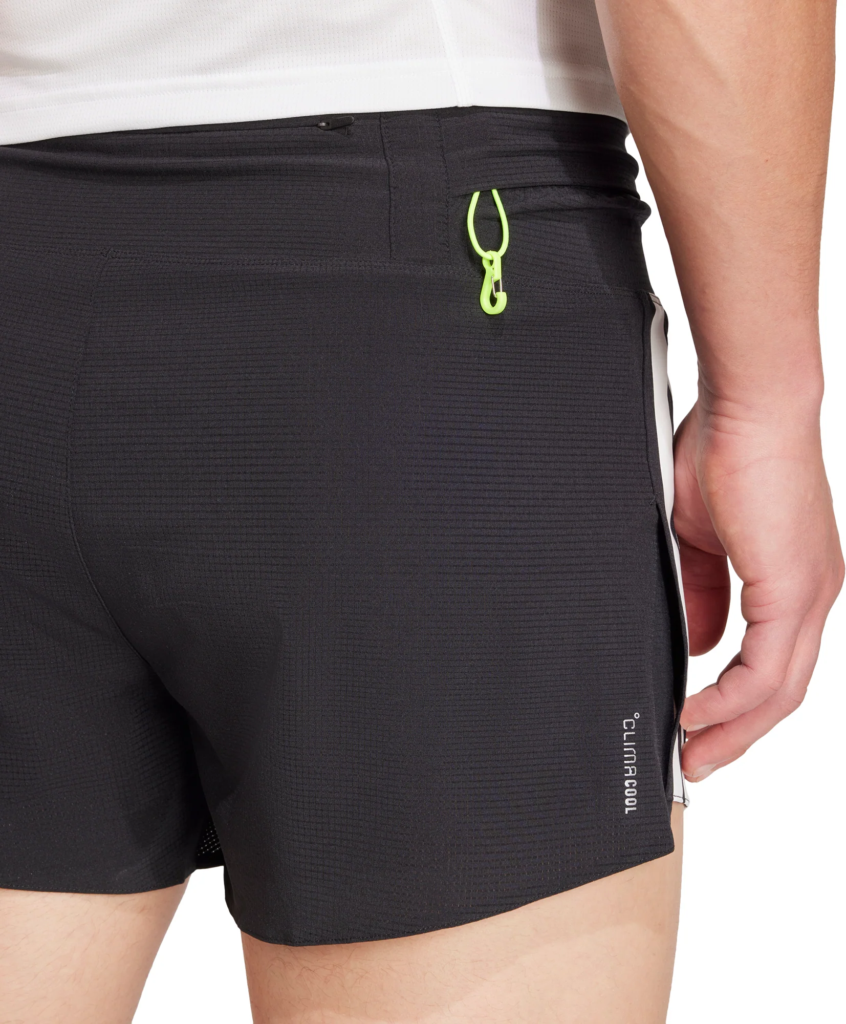 adidas Adizero Gel Pocket 3 Inch Mens Running Shorts - Black - Image 4