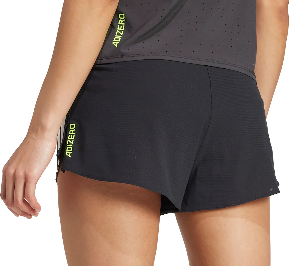 adidas Adizero Gel Pocket 3 Inch Womens Running Shorts - Black - Image 2