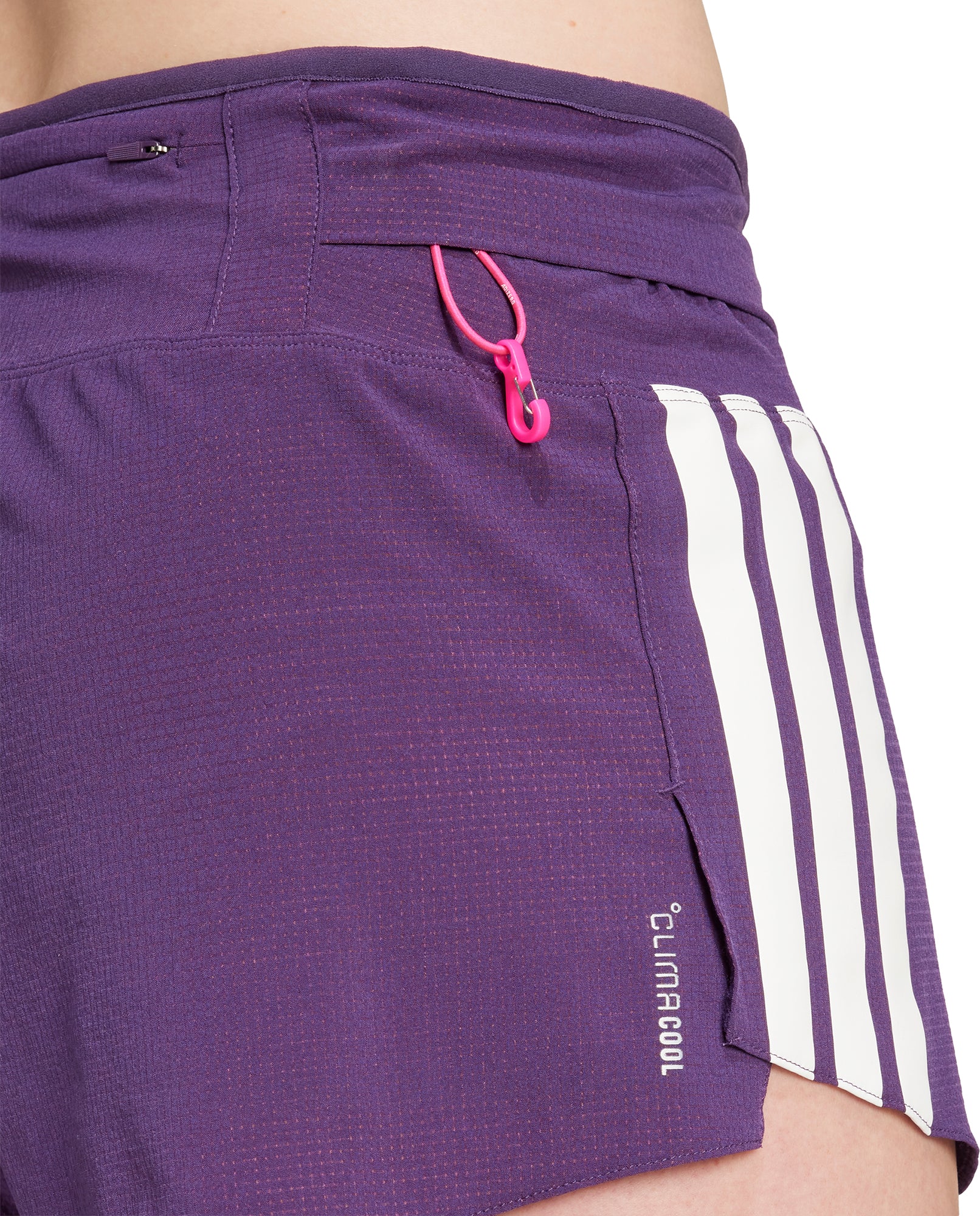 adidas Adizero Gel Pocket 3 Inch Womens Running Shorts - Purple - Image 4