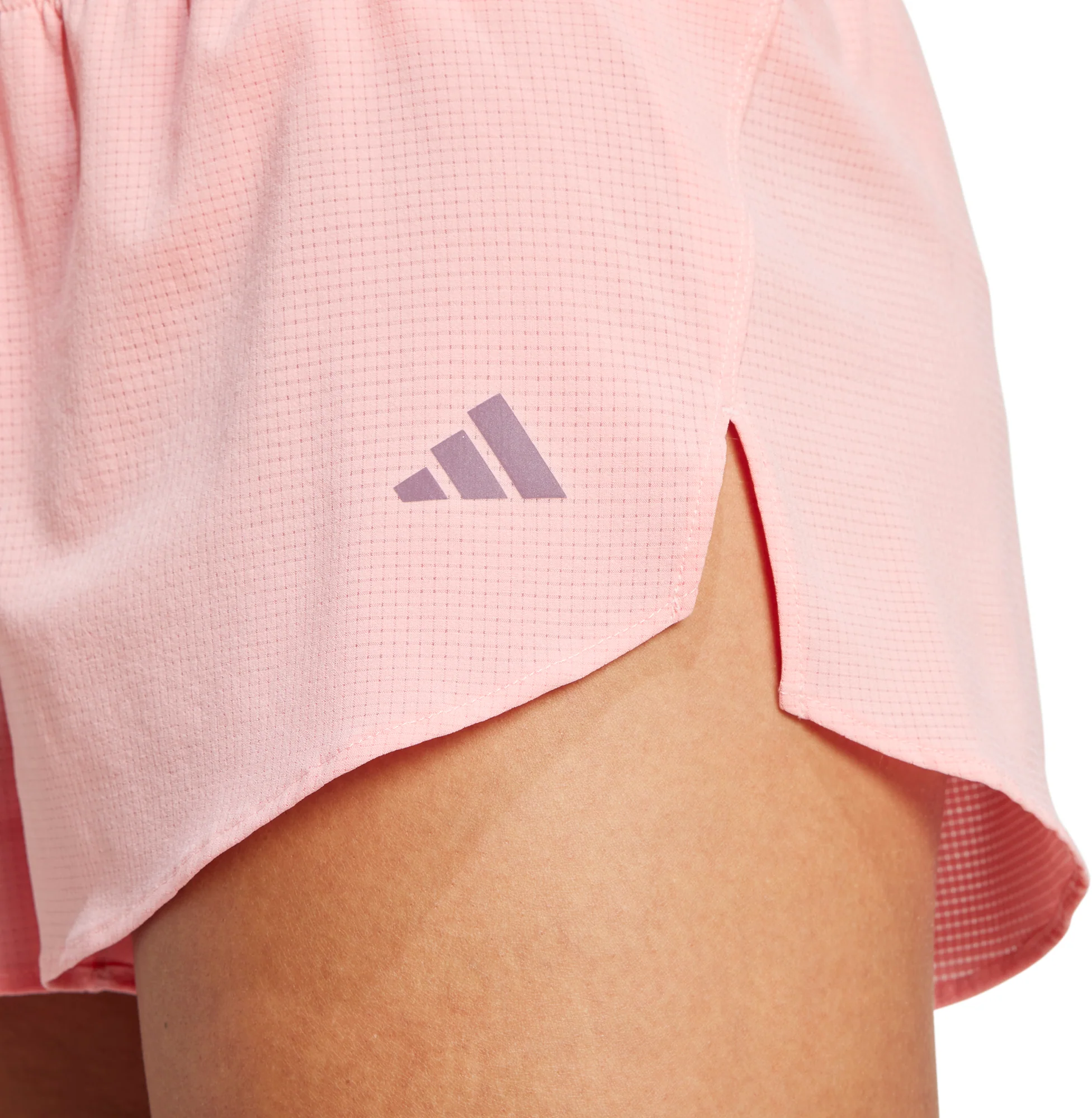 adidas Adizero Gel Womens Running Shorts - Pink - Image 4
