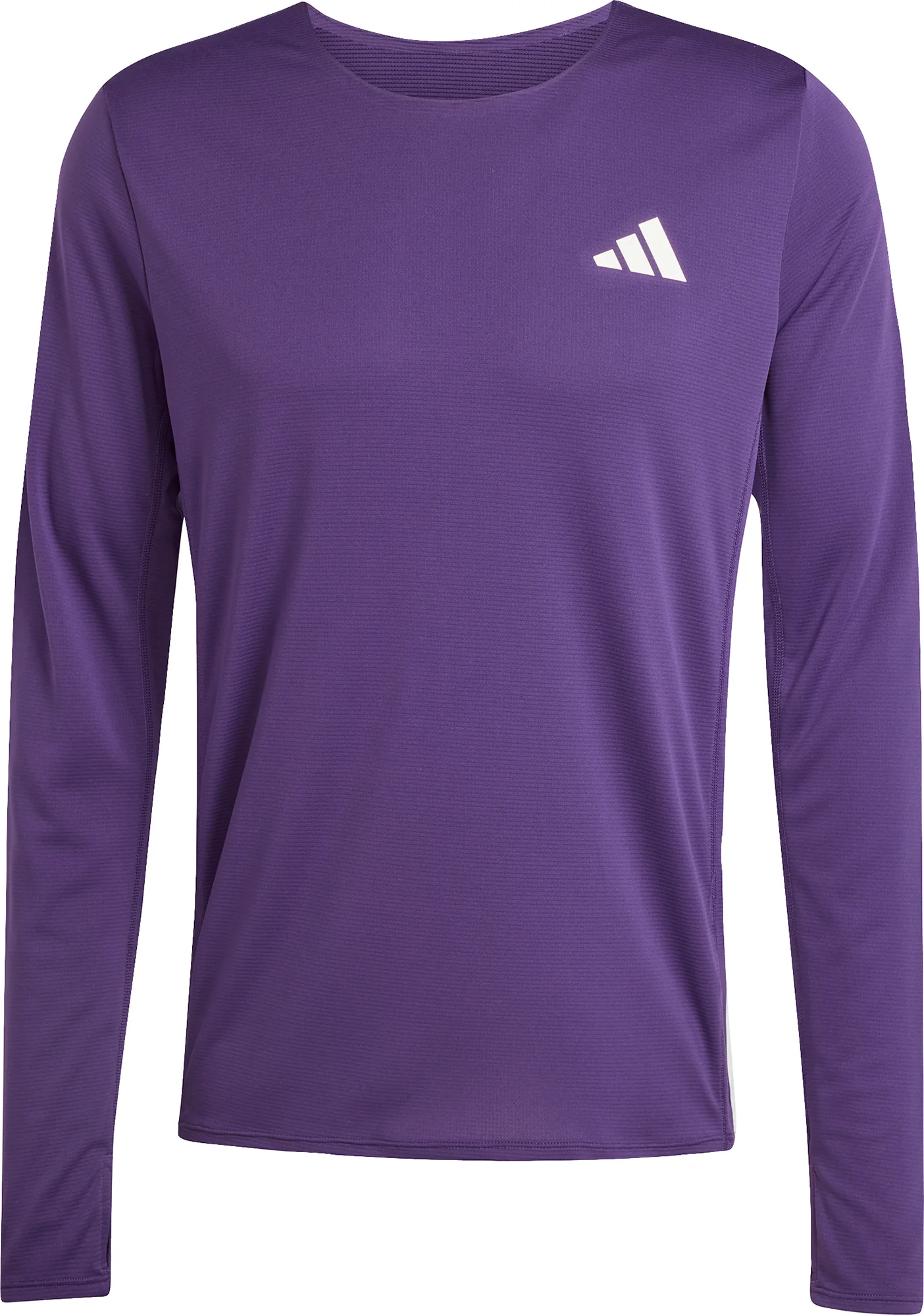 adidas Adizero Long Sleeve Mens Running Top - Purple - Image 5