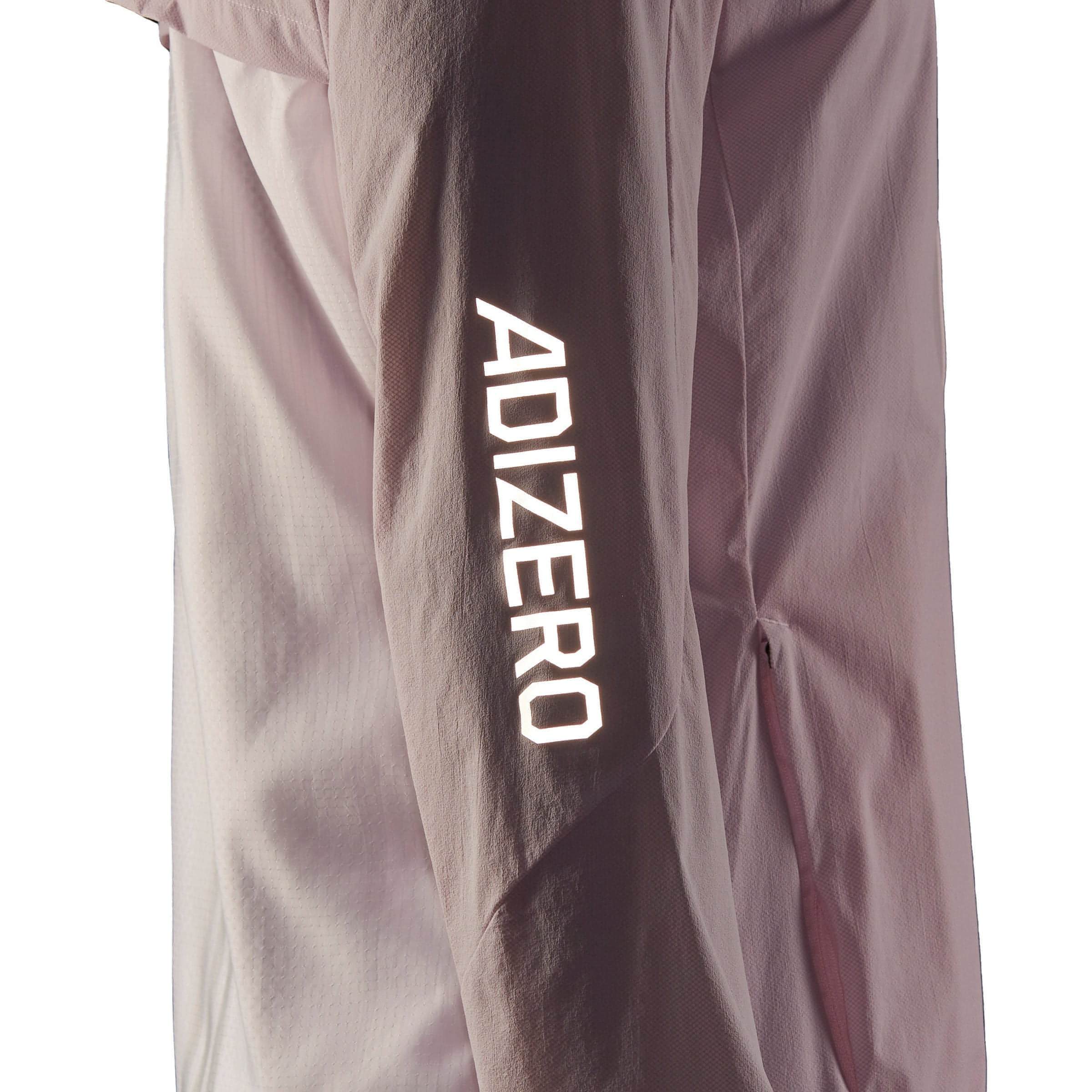 adidas Adizero Marathon Mens Running Jacket - Pink - Image 4