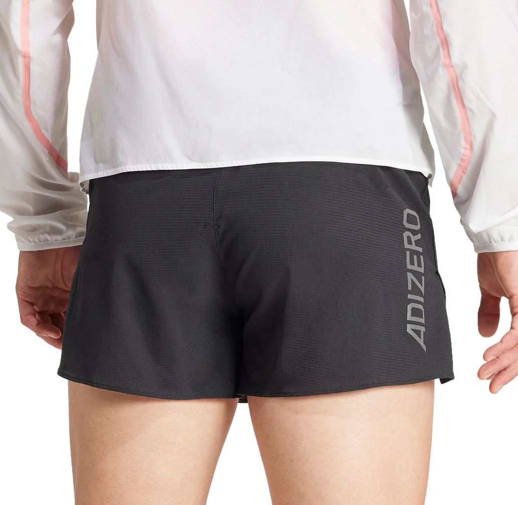 adidas Adizero Mens Running Shorts - Black - Image 2