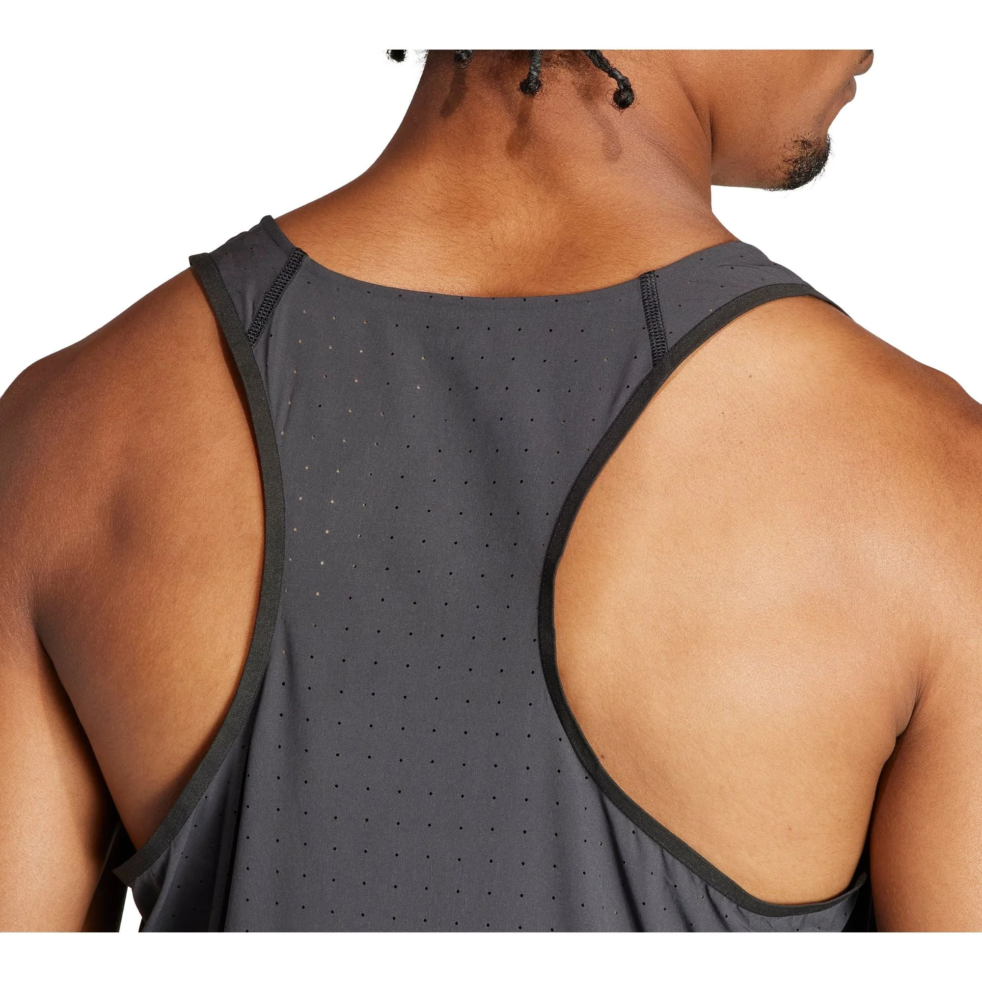 adidas Adizero Mens Running Vest - Black - Image 5