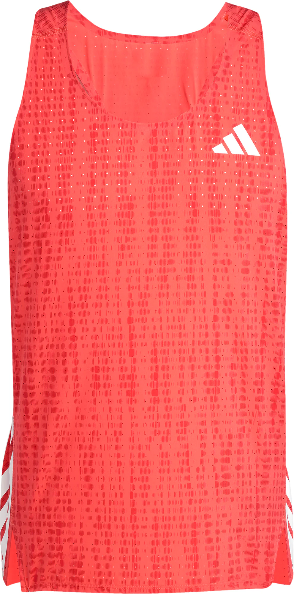 adidas Adizero Mens Running Vest - Red - Image 5