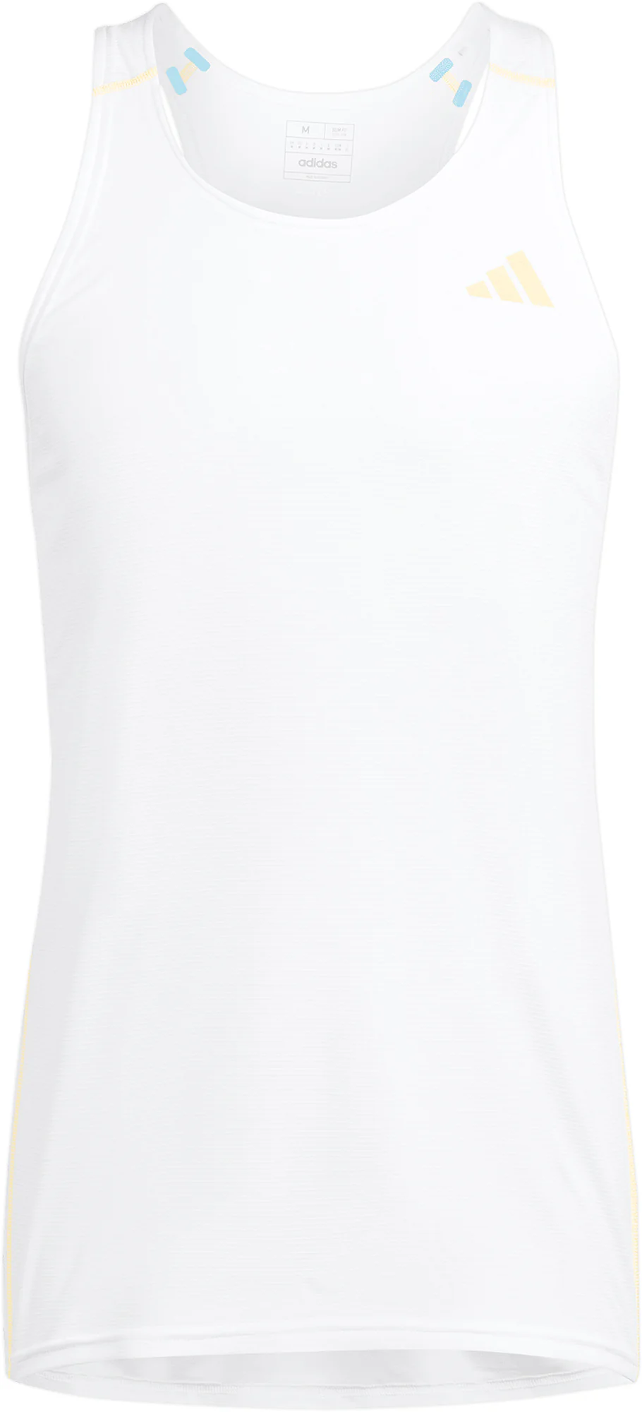 adidas Adizero Mens Running Vest - White - Image 6