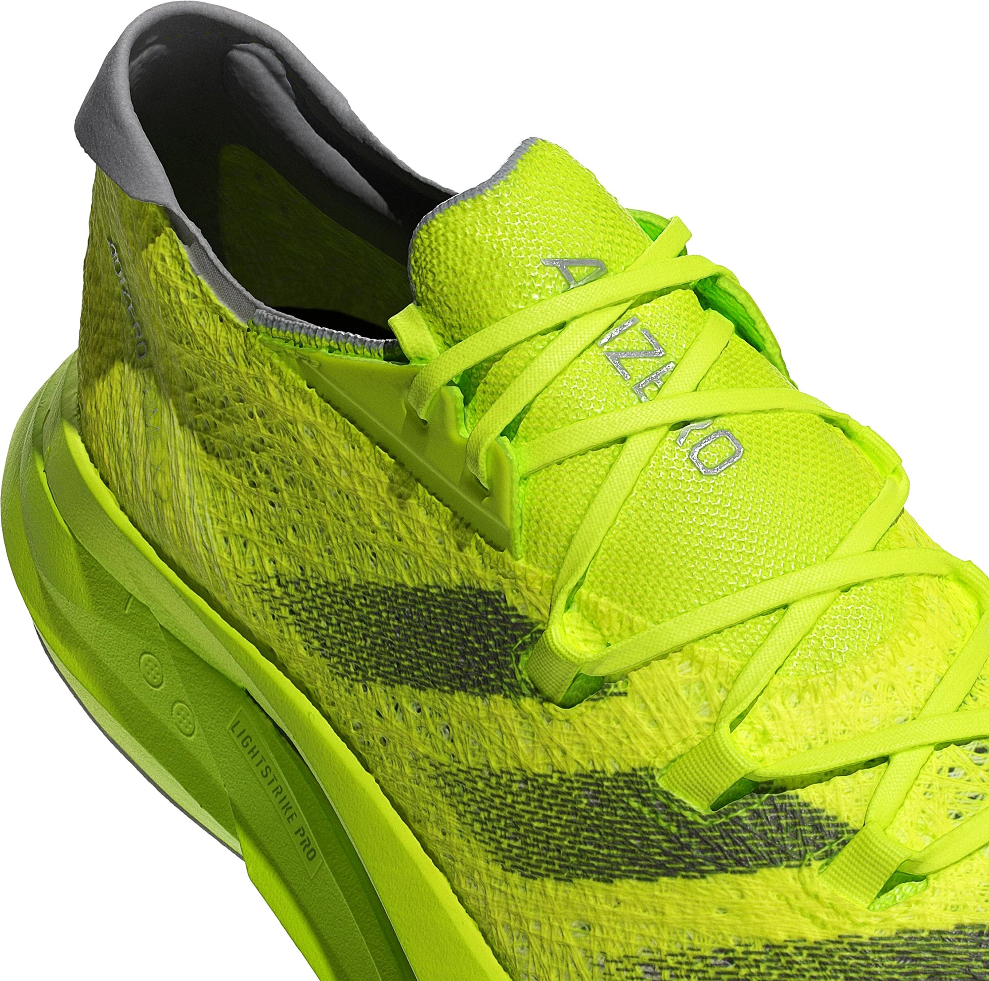 adidas Adizero Prime X 2.0 Strung Running Shoes - Yellow - Image 8