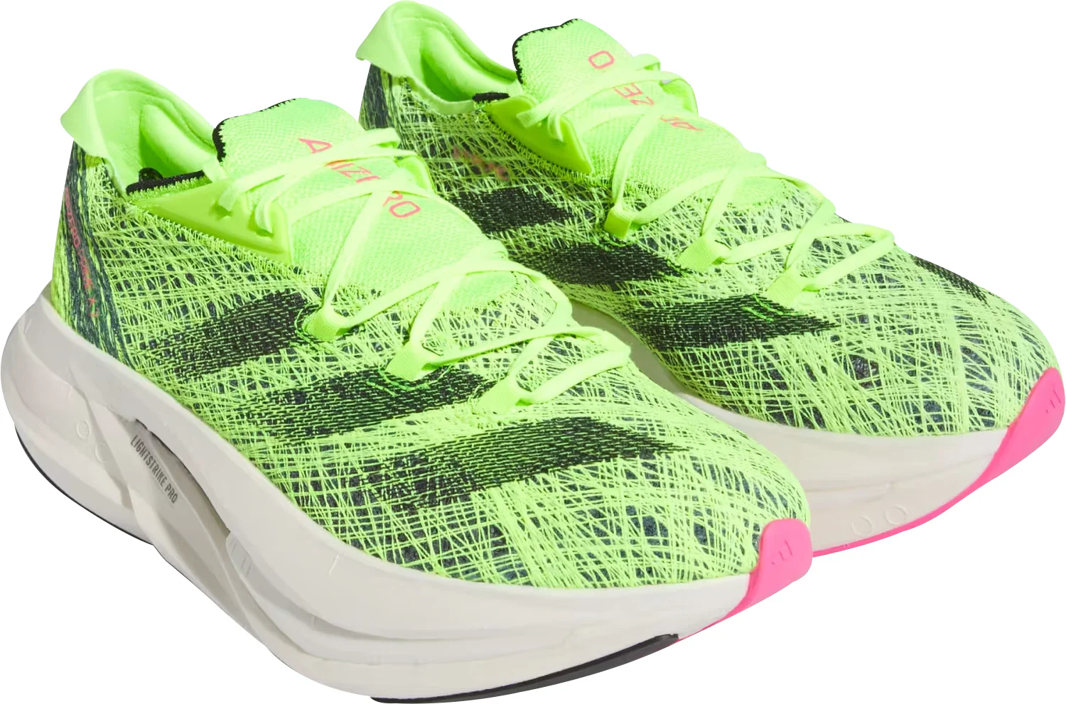 adidas Adizero Prime X 2.0 Strung Running Shoes - Yellow - Image 6