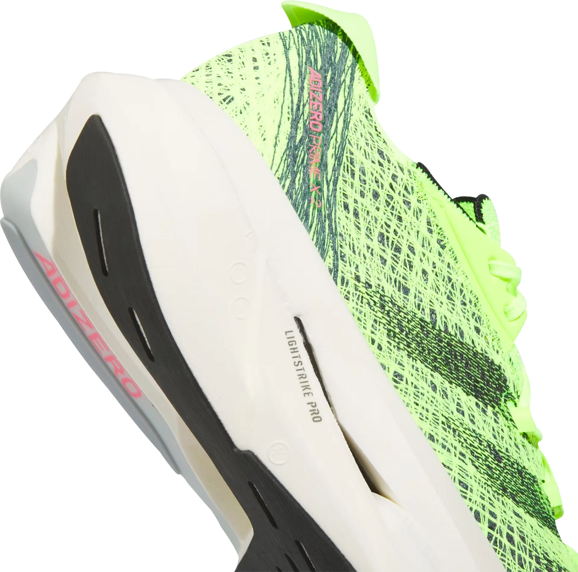 adidas Adizero Prime X 2.0 Strung Running Shoes - Yellow - Image 9