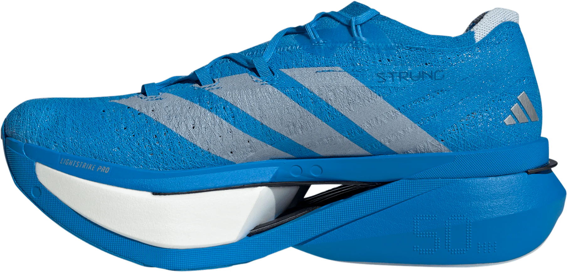 adidas Adizero Prime X3 Strung Running Shoes - Blue - Image 3