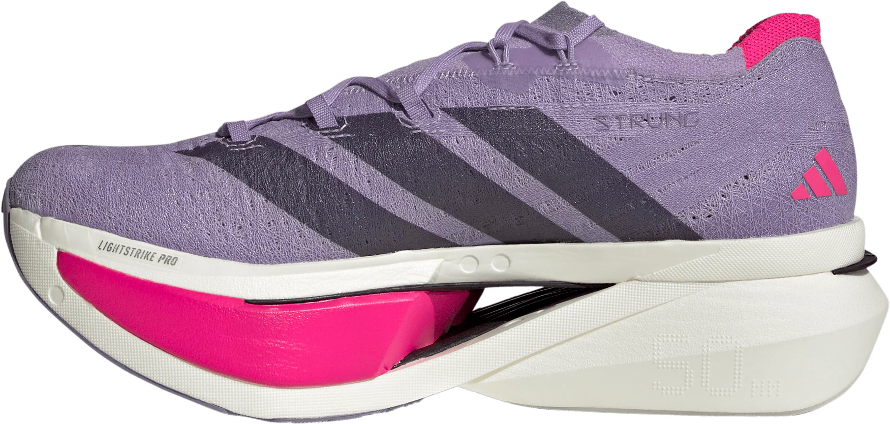 adidas Adizero Prime X3 Strung Running Shoes - Purple - Image 3