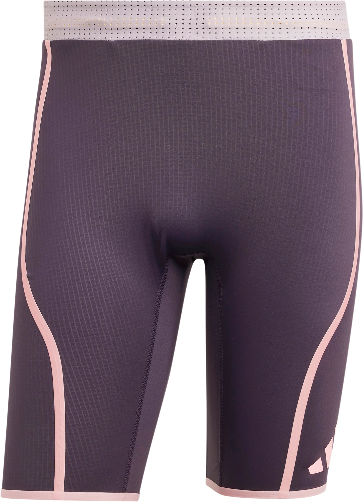 adidas Adizero Promo Mens Short Running Tights - Purple - Image 5