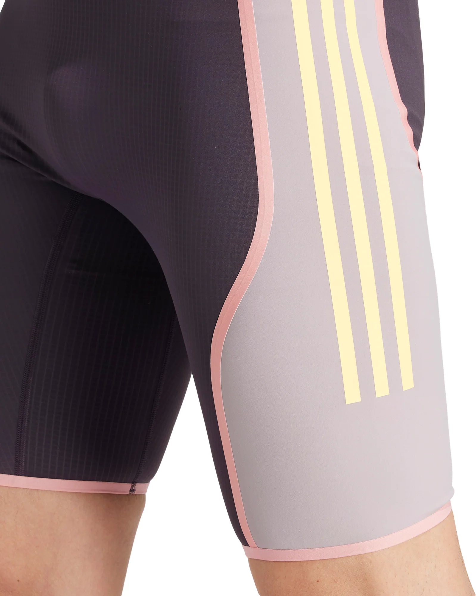 adidas Adizero Promo Sleeveless Mens Running Suit - Purple - Image 5