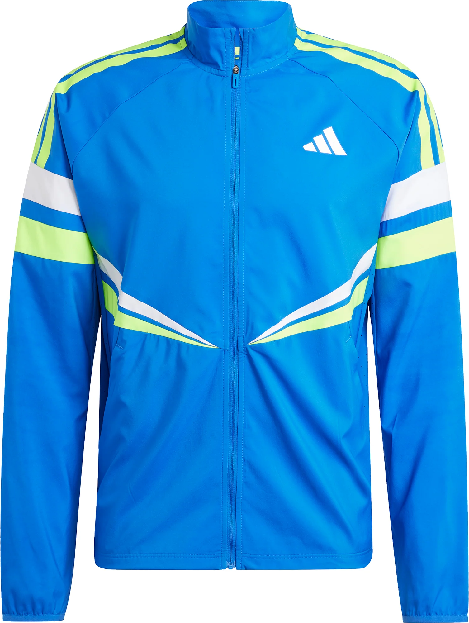 adidas Adizero Retro Mens Running Jacket - Blue - Image 5