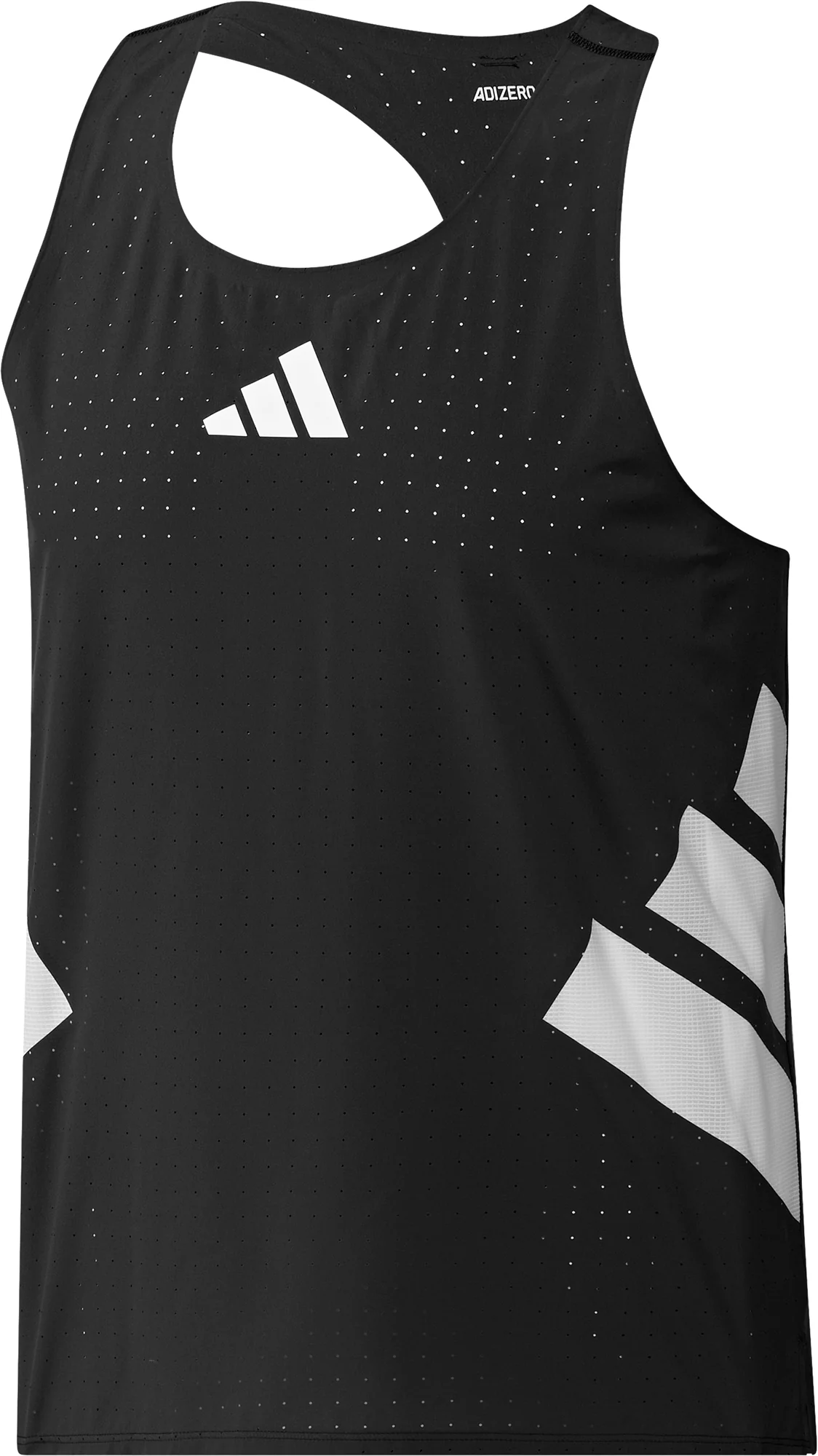 adidas Adizero Road To Records Mens Running Vest - Black - Image 5