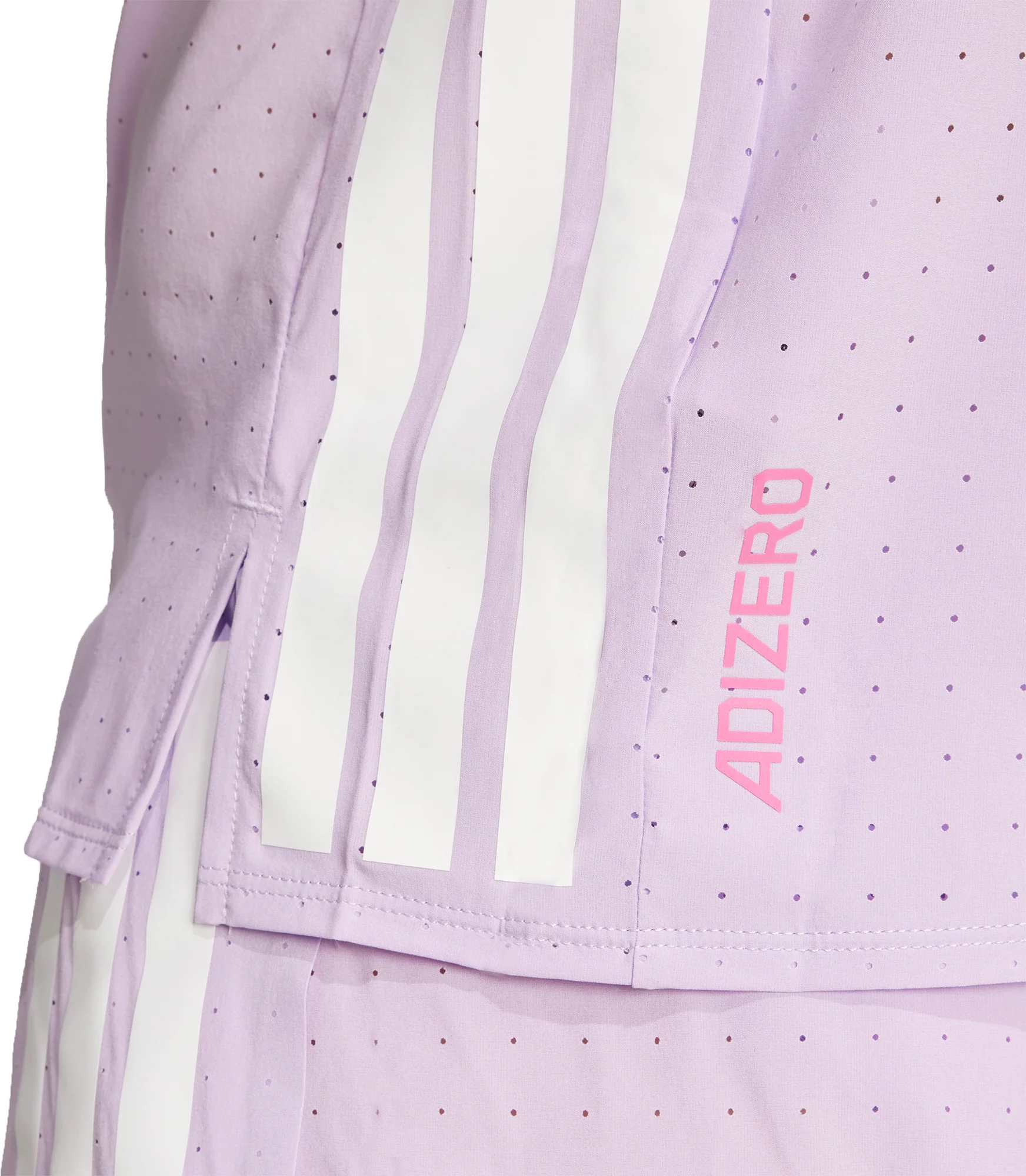 adidas Adizero Short Sleeve Womens Running Top - Purple - Image 4