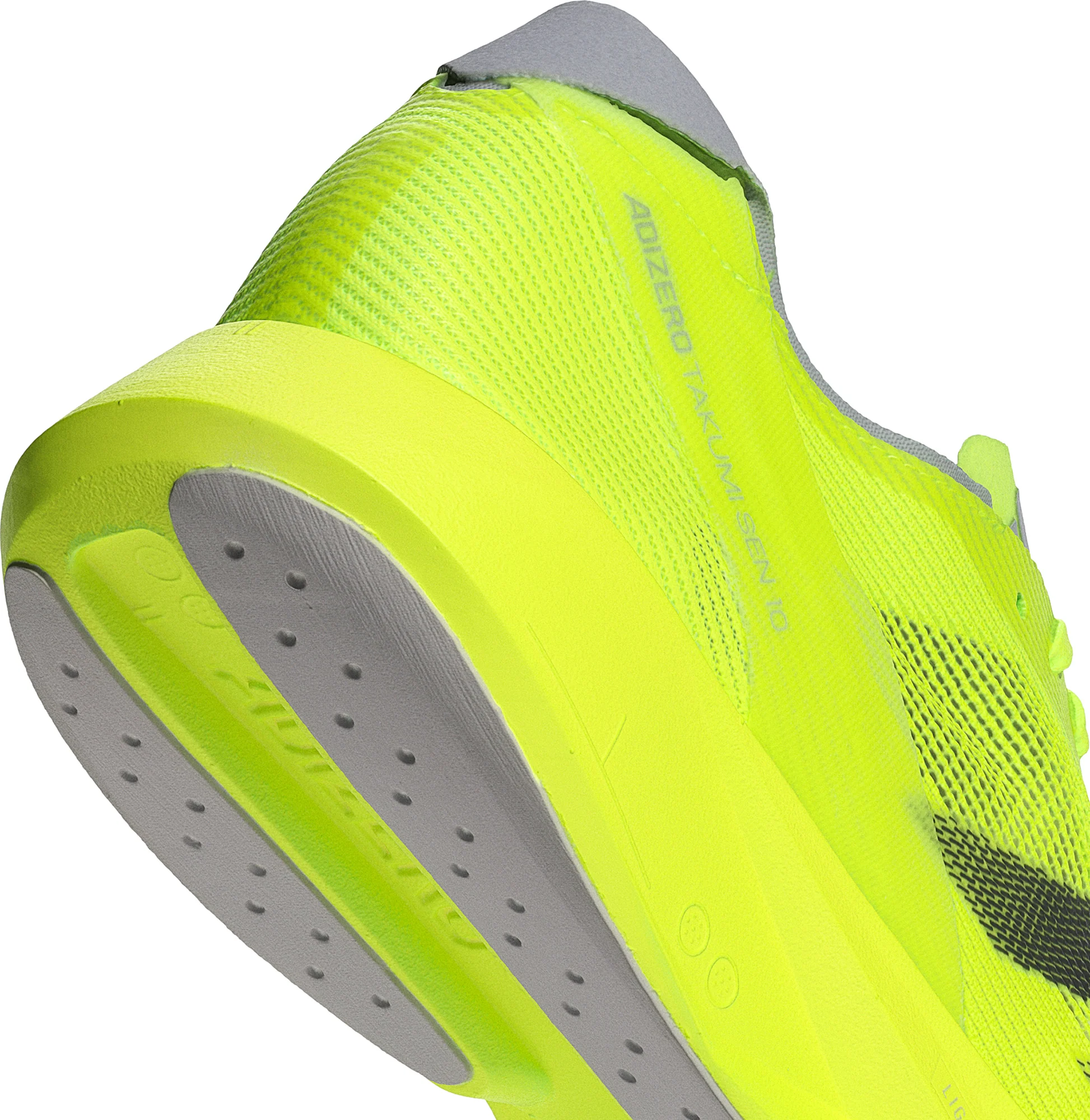 adidas Adizero Takumi Sen 10 Mens Running Shoes - Yellow - Image 7