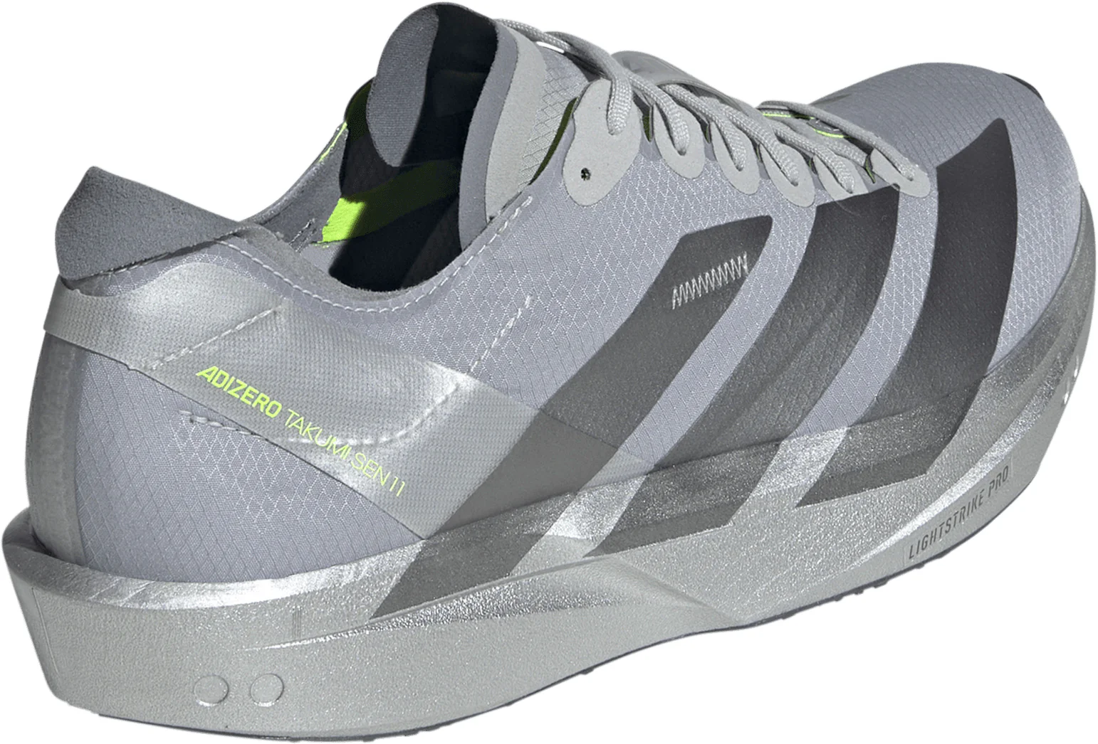 adidas Adizero Takumi Sen 11 Mens Running Shoes - Silver - Image 5