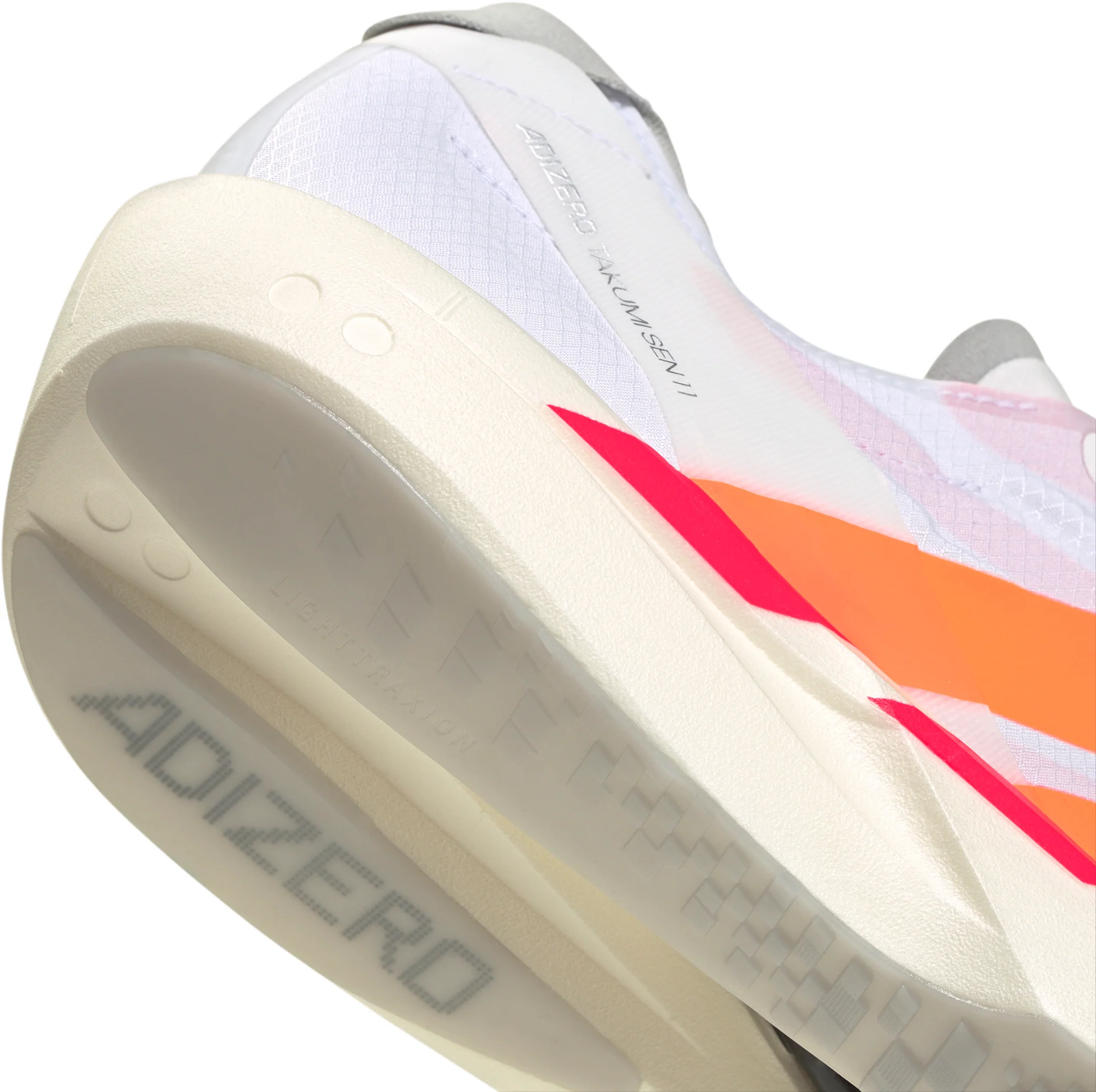 adidas Adizero Takumi Sen 11 Mens Running Shoes - White - Image 7