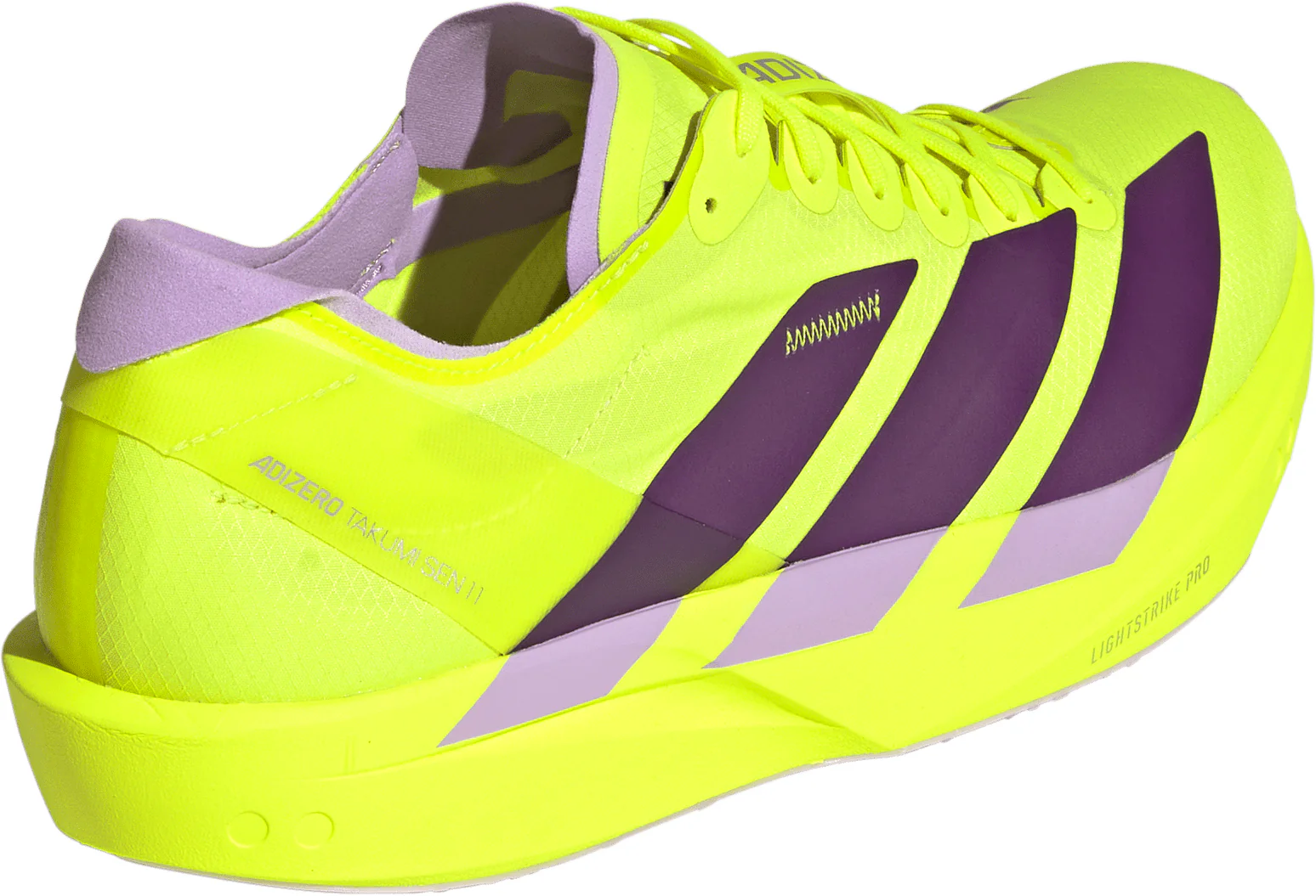 adidas Adizero Takumi Sen 11 Mens Running Shoes - Yellow - Image 5