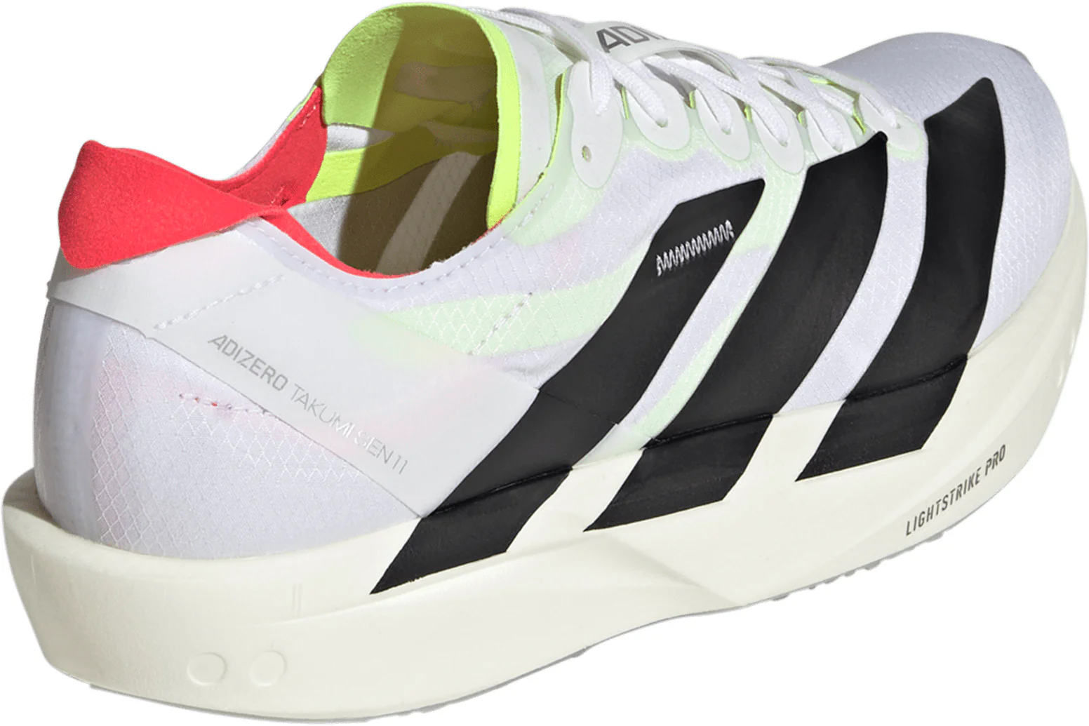adidas Adizero Takumi Sen 11 Womens Running Shoes - White - Image 5