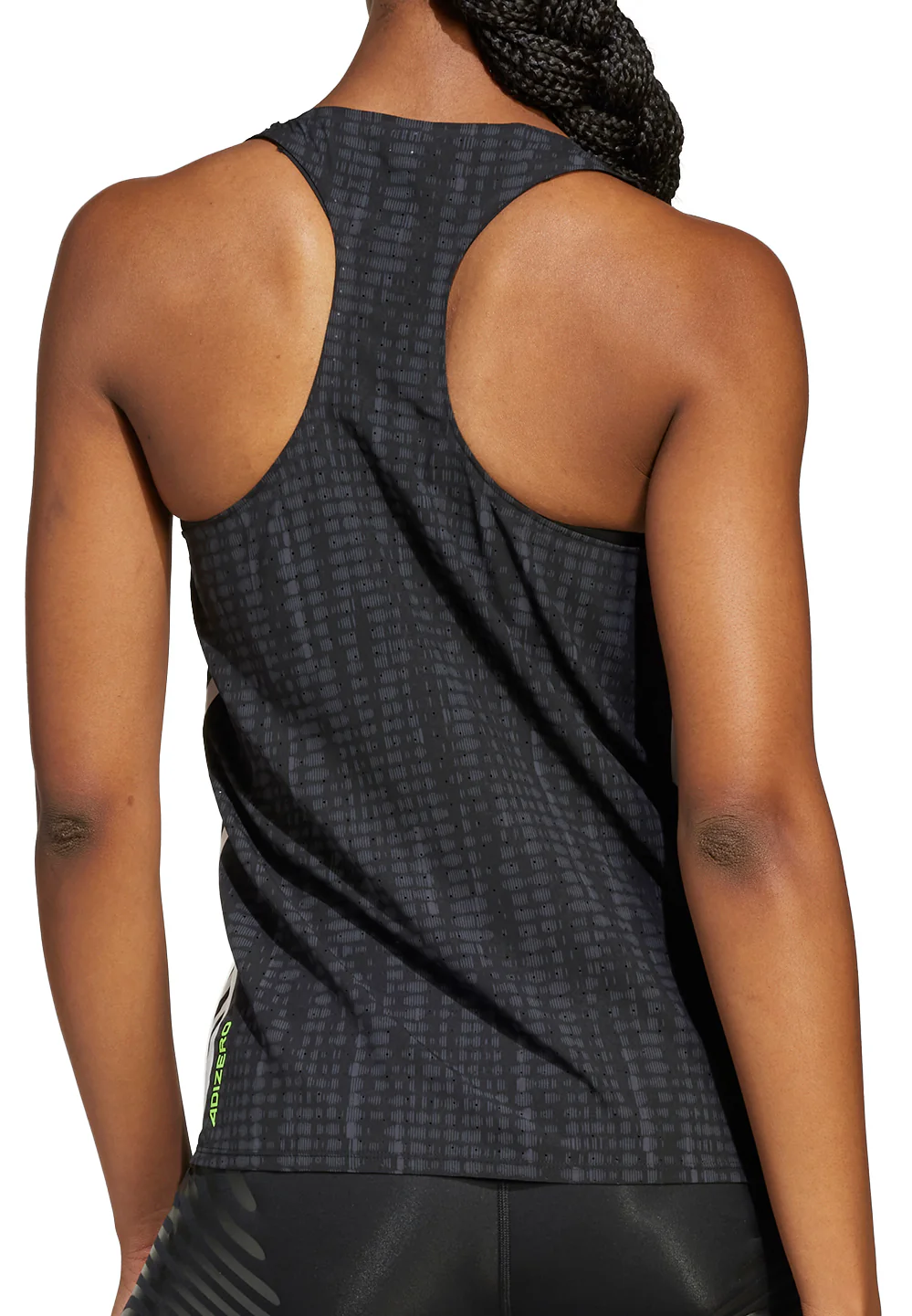 adidas Adizero Womens Running Vest Tank Top - Black - Image 2
