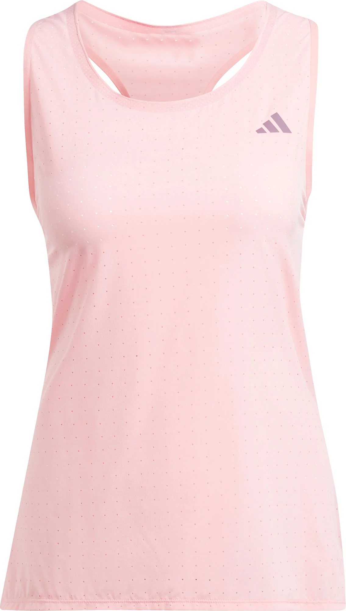 adidas Adizero Womens Running Vest Tank Top - Pink - Image 5