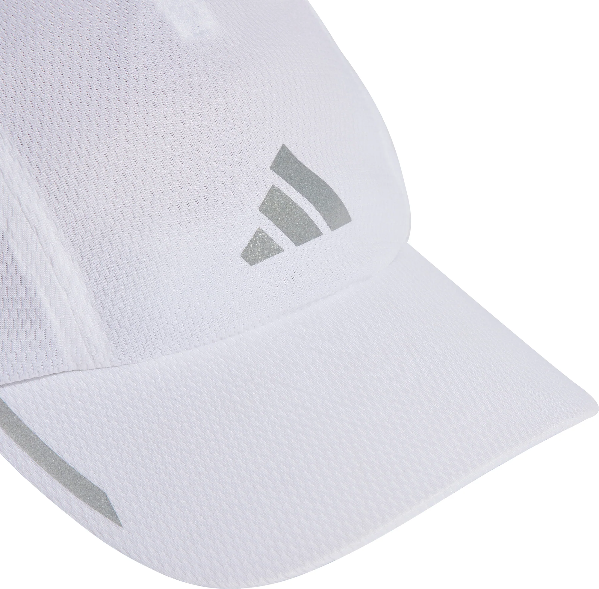 adidas AeroReady 4 Panel Mesh Running Cap - White - Image 3